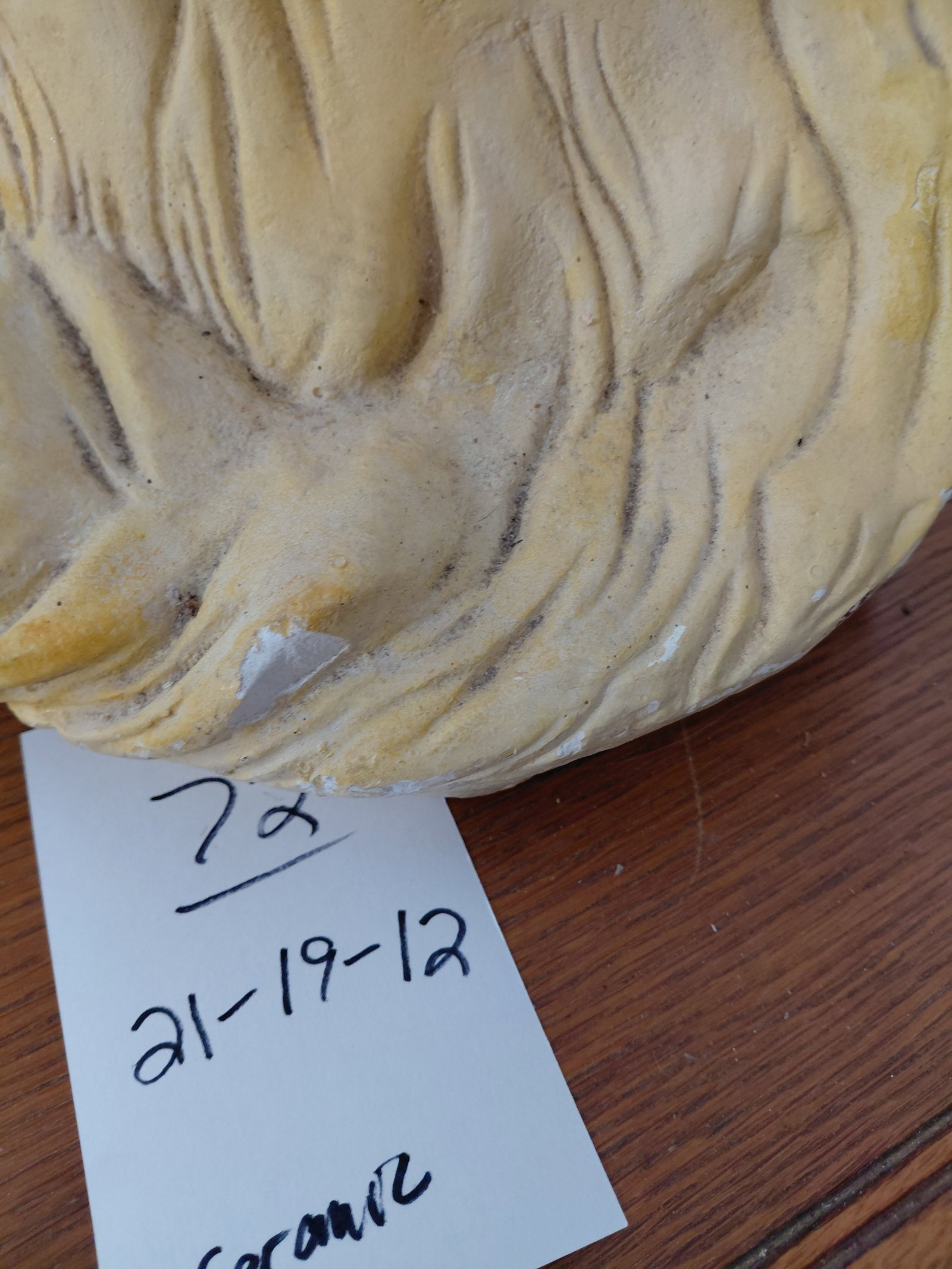 1970's Large Ceramic Persian Cat Statue / as seen - 8