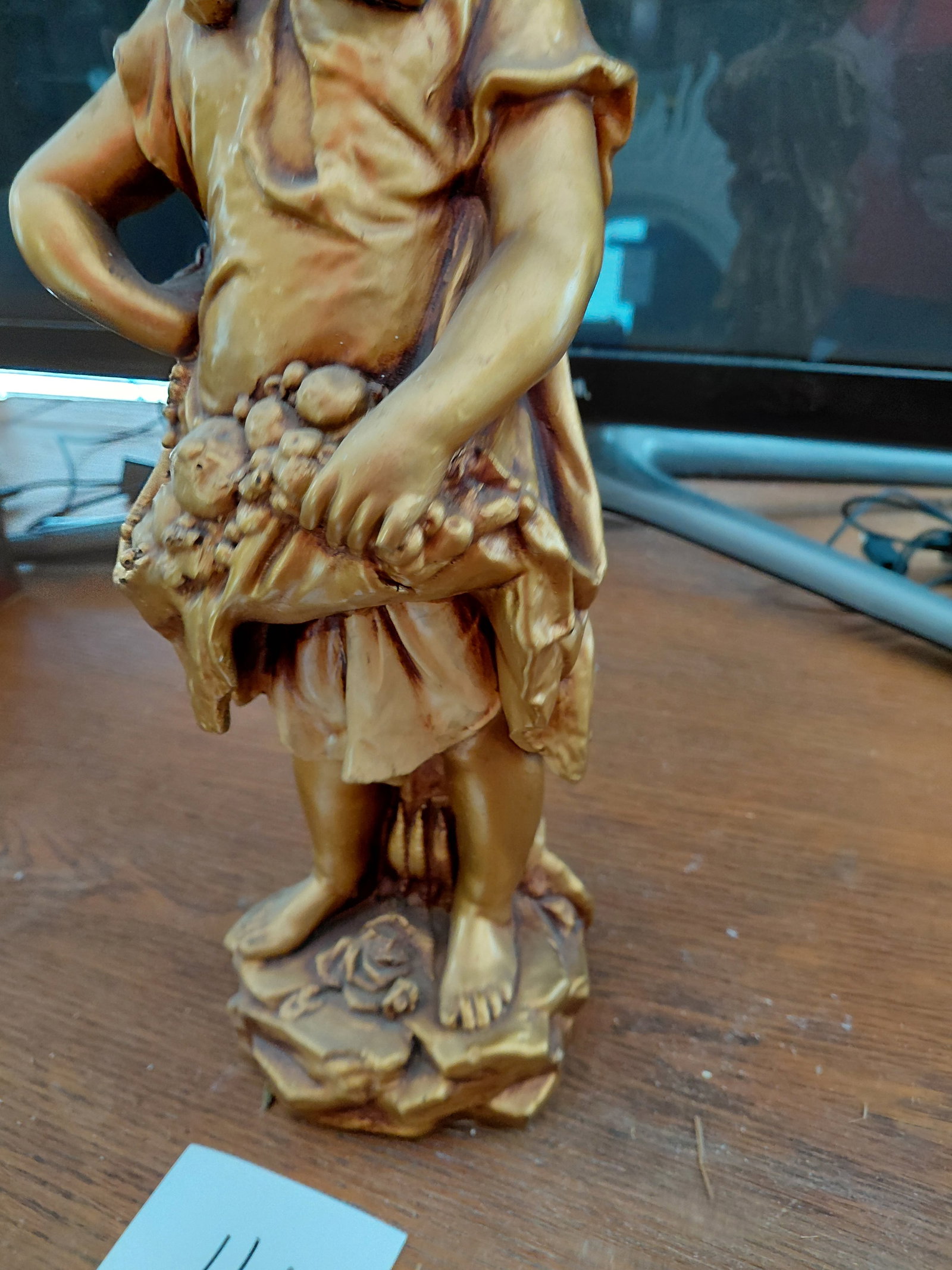 Ceramic Girl Statue - 4