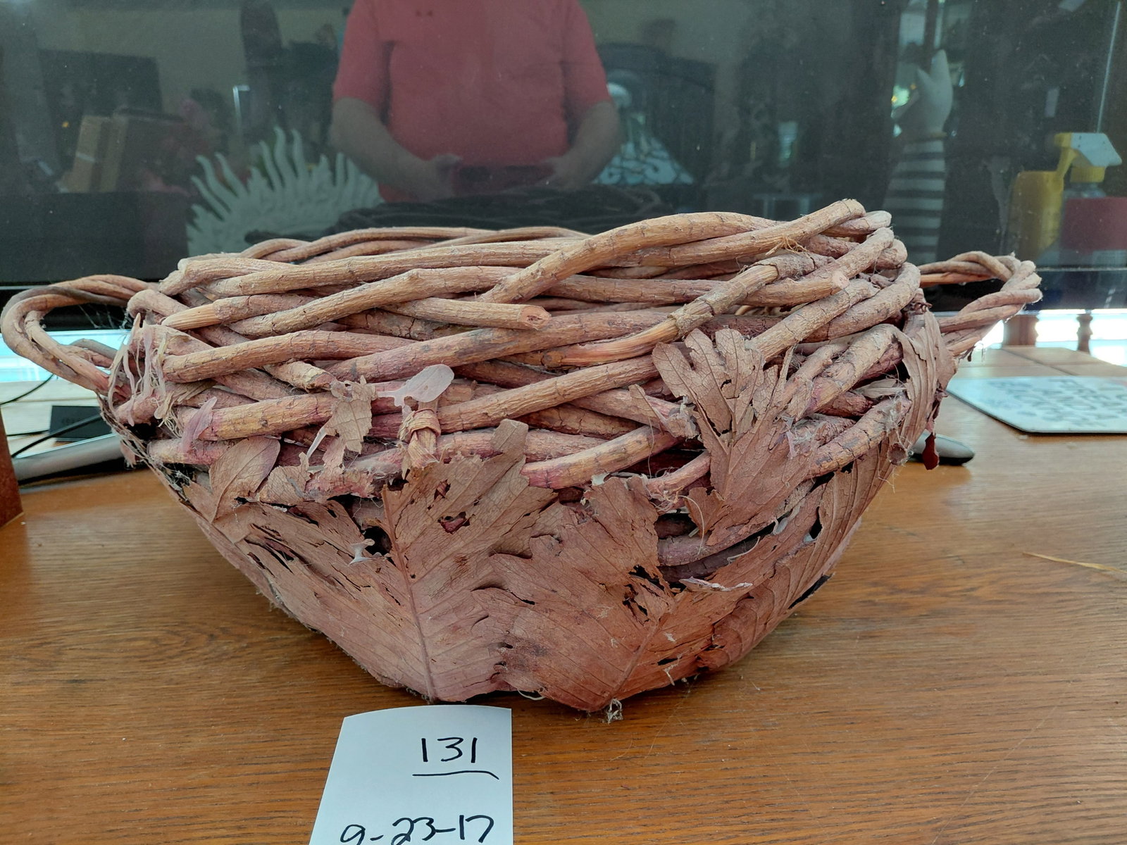 Large Rustic Vine Basket - 2
