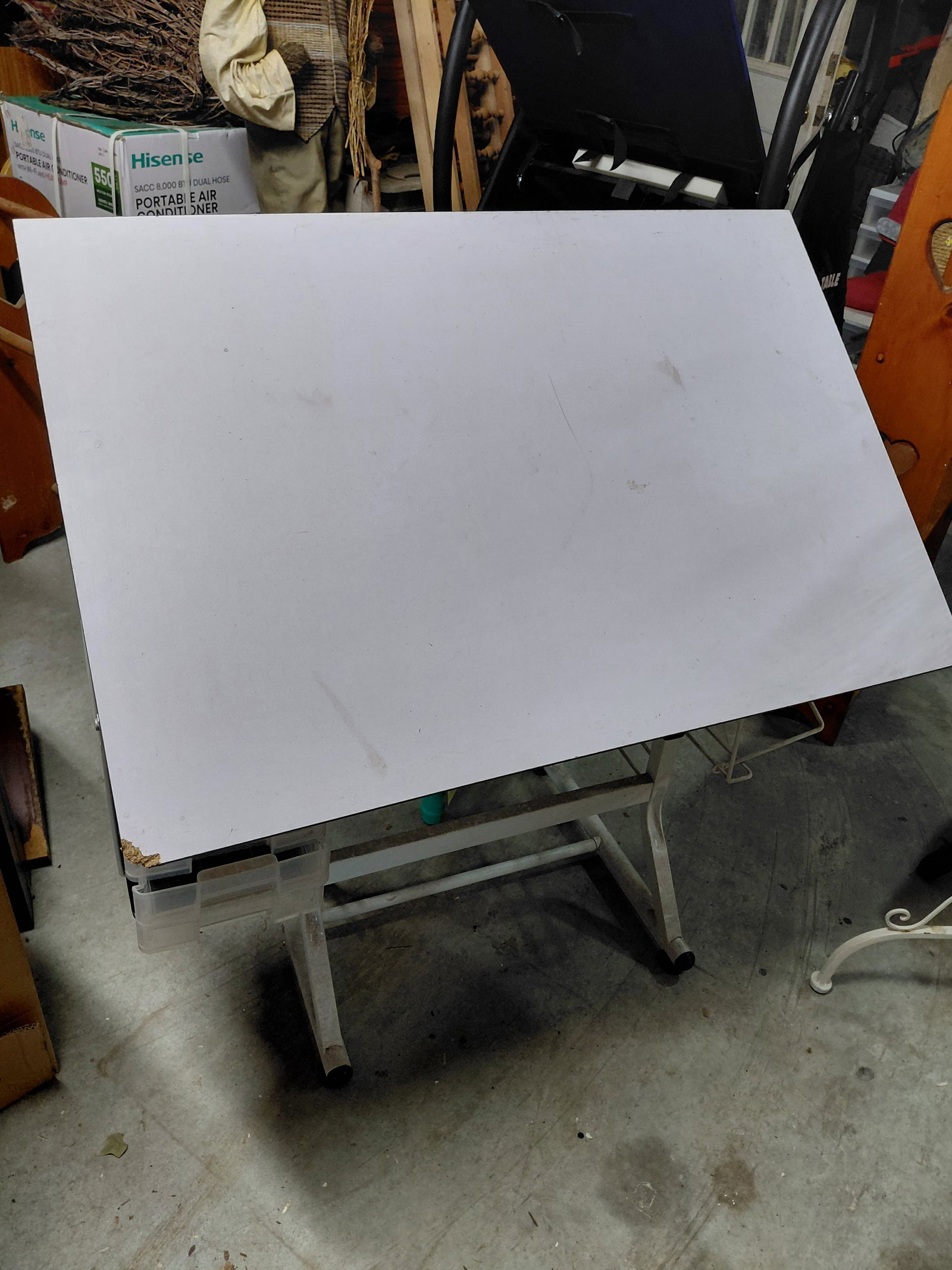 Large Crafting / Drafting Tilting Table / as seen (1 of 7)