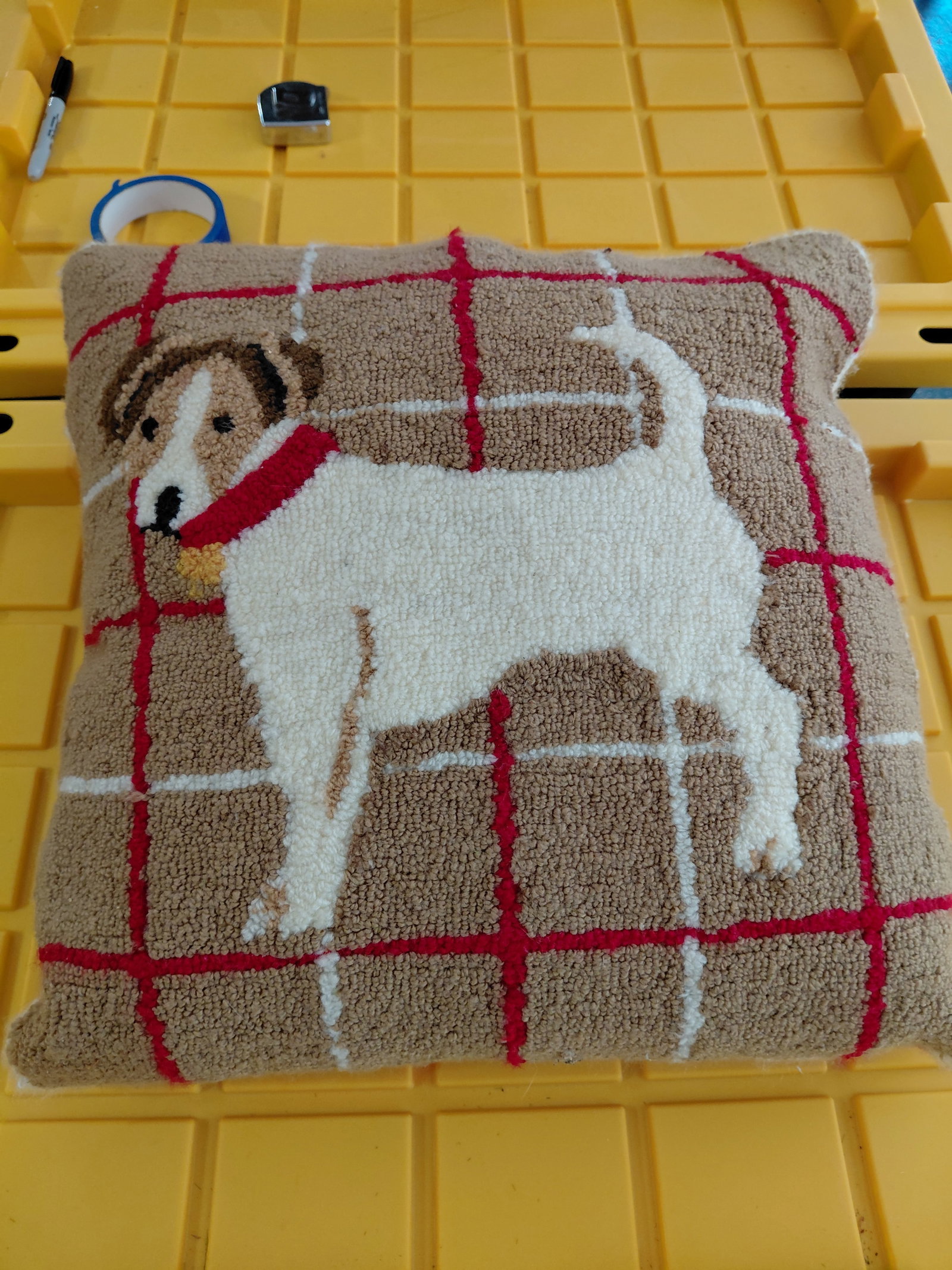 Plush Jack Russel Pillow: Plush Jack Russel Pillow