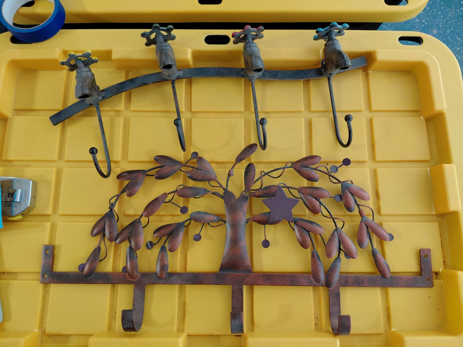 Pair of Metal Coat Racks (1 of 3)