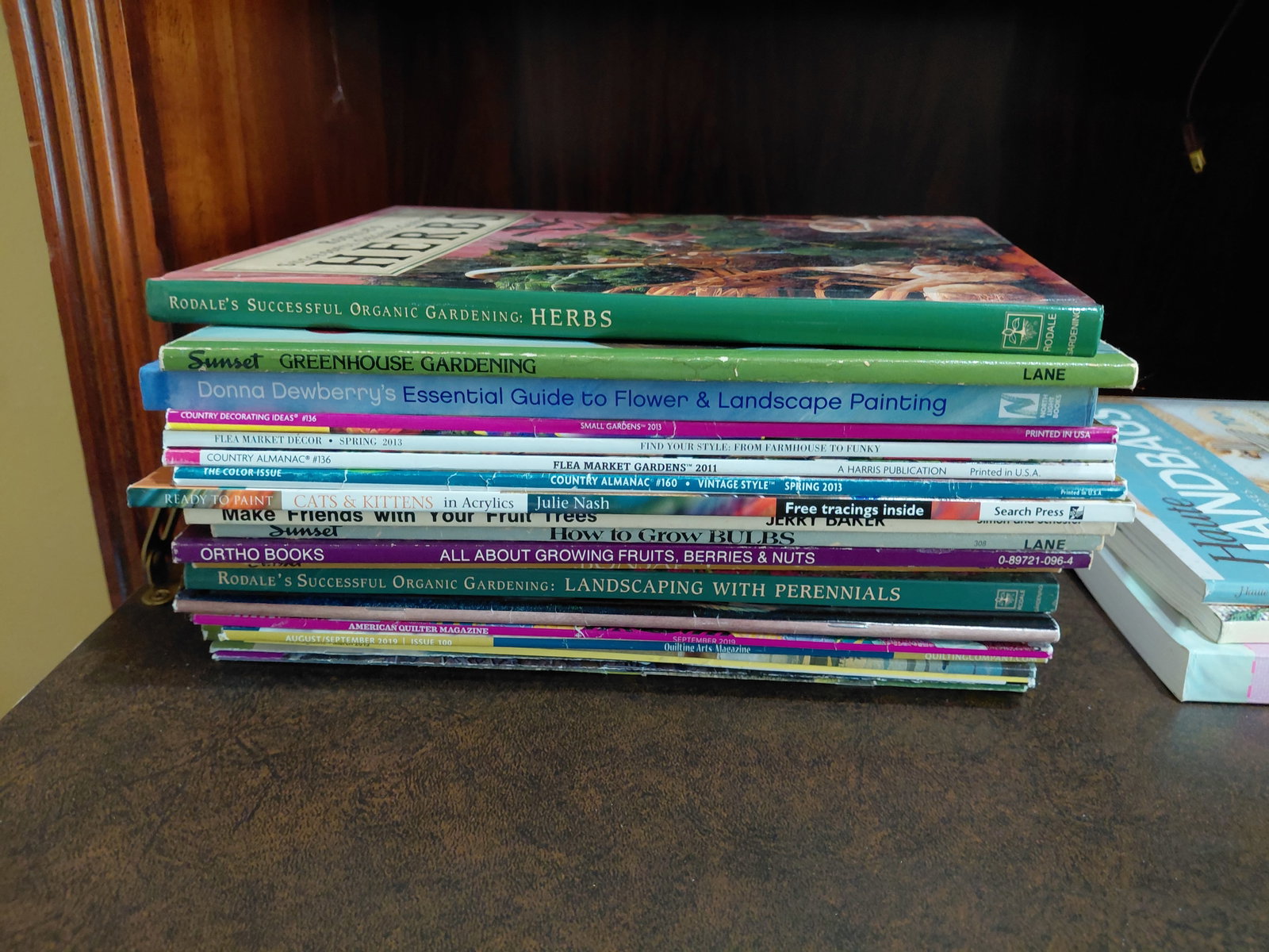 Large Lot of Books and Magazines / 3 shelves as seen - 6