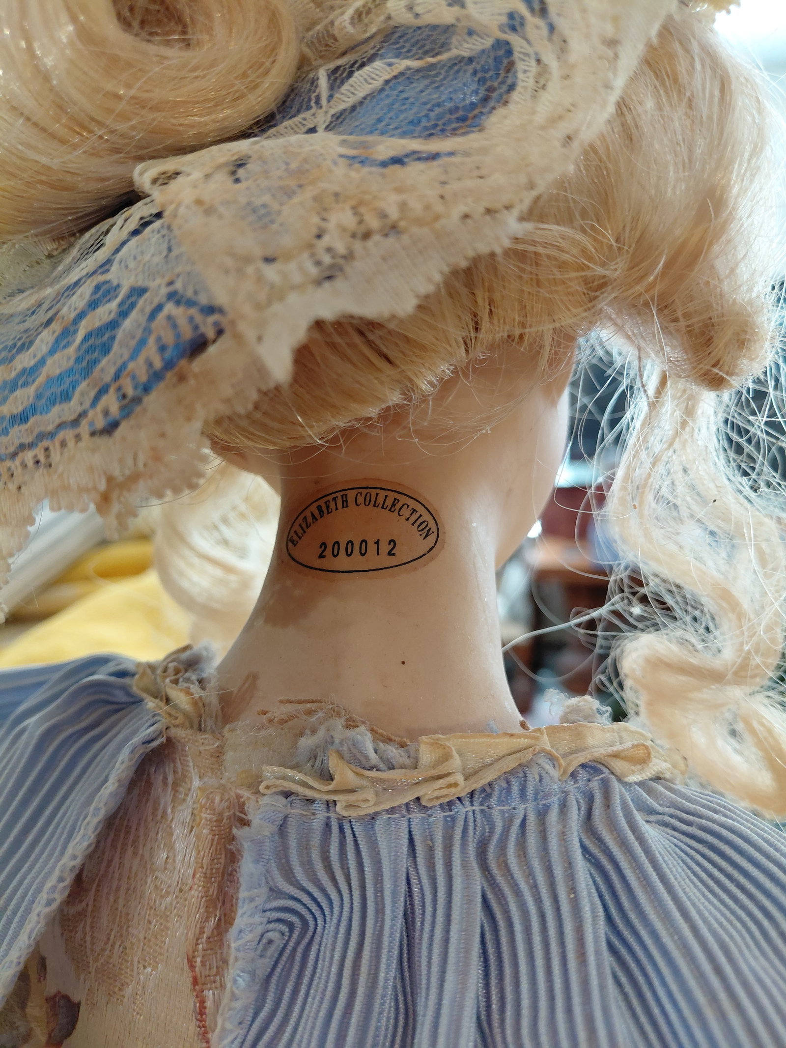 Large Porcelain Doll - 6