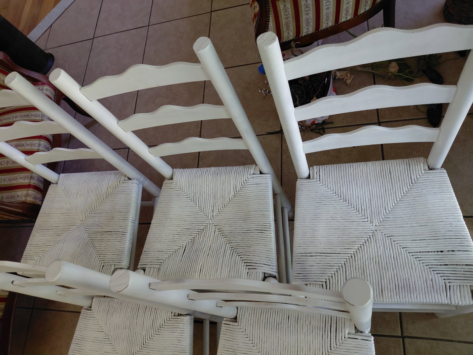 Set of 5 Latterback Farm House Chairs / as seen - 4