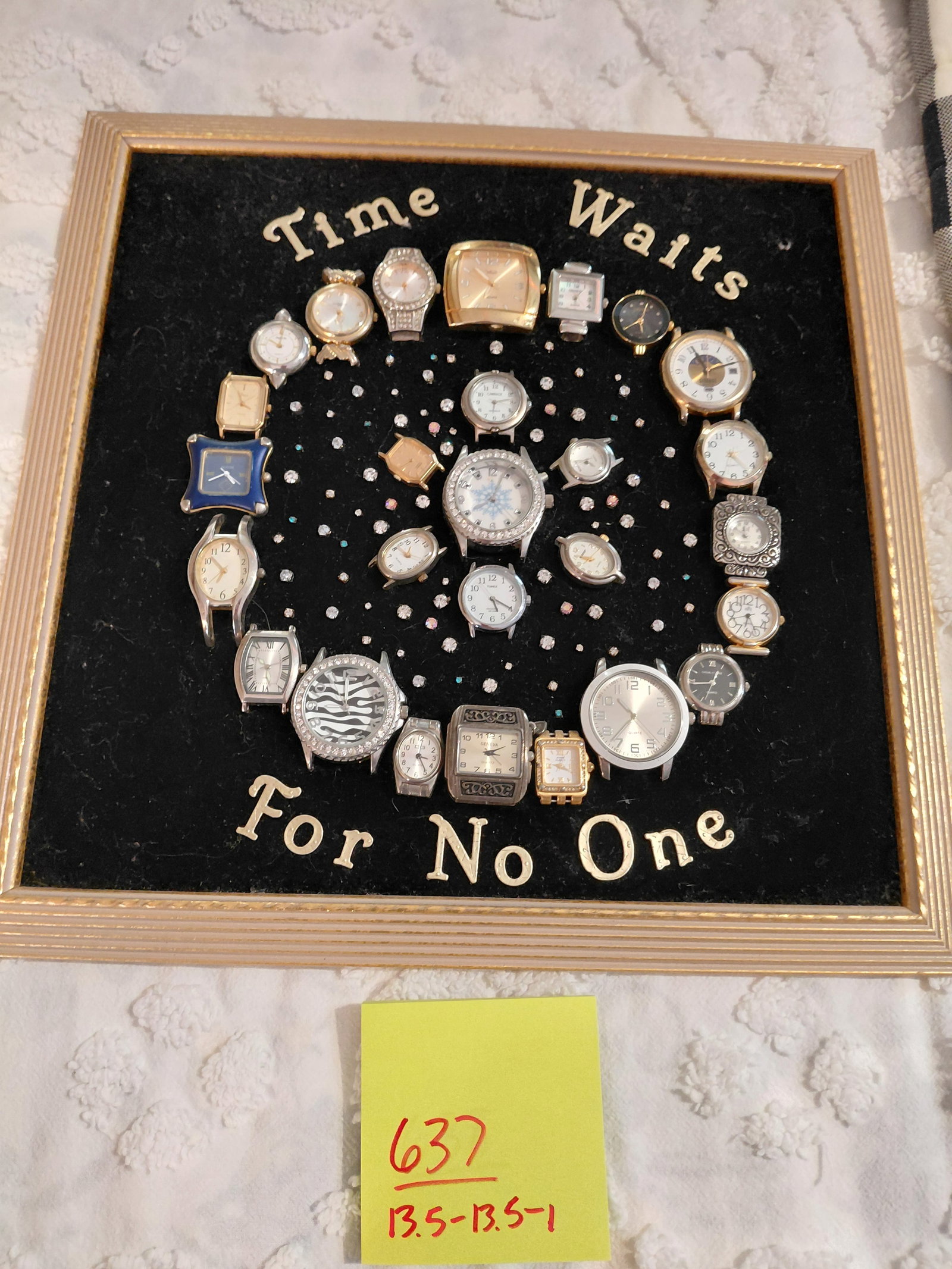 Time Waits for No One Wall Art / Vintage Watches as seen - 2