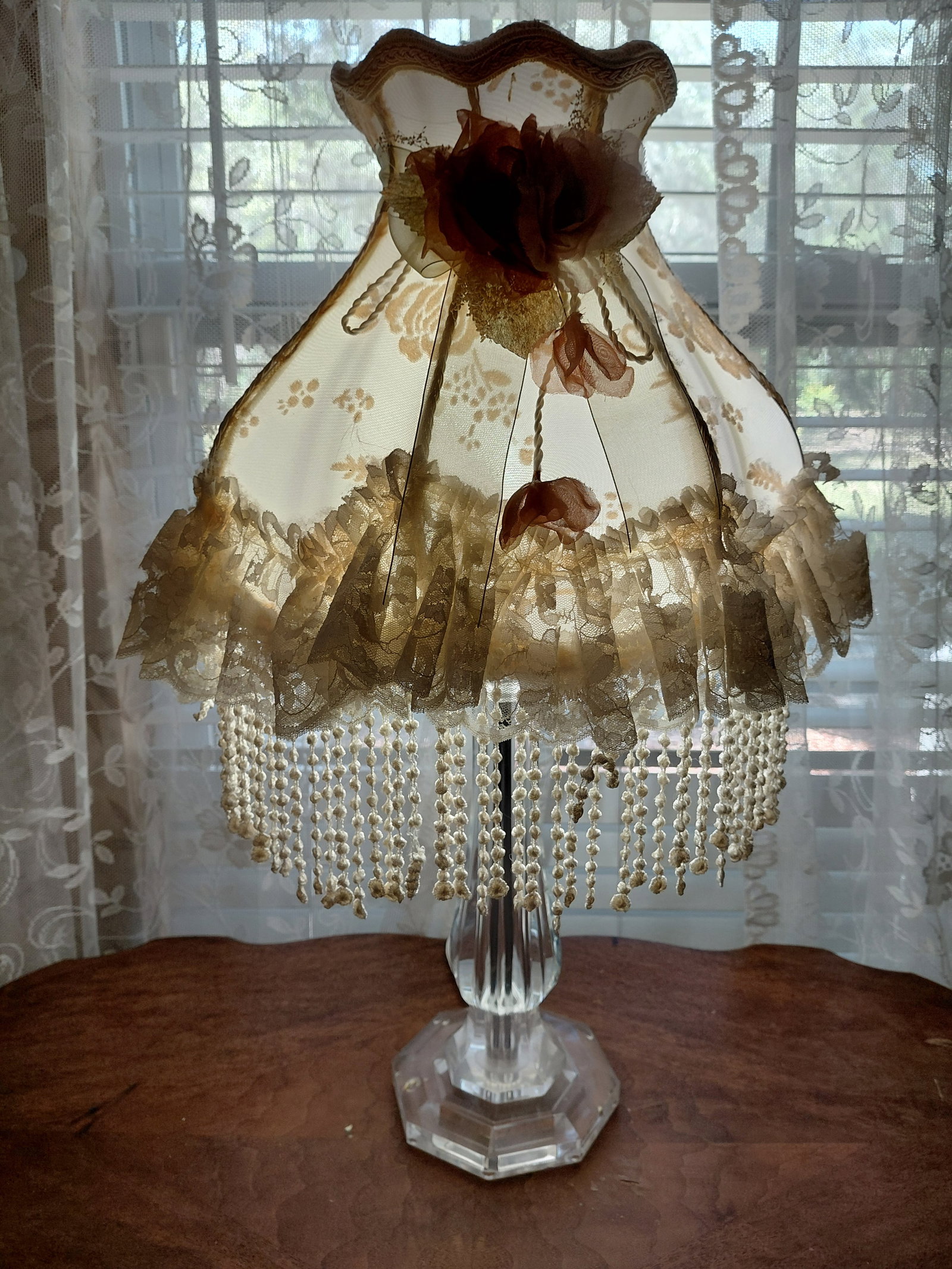 Lucite Dresser lamp as seen (1 of 6)
