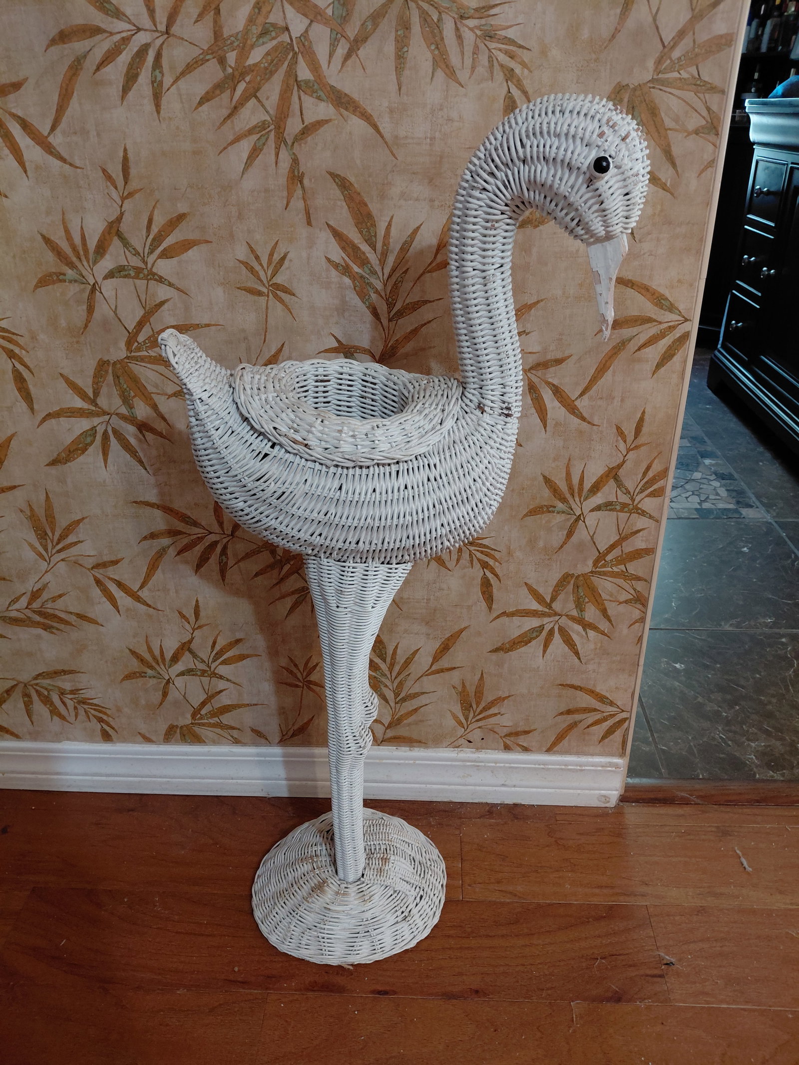 Tall Wicher Plant Stand (1 of 6)