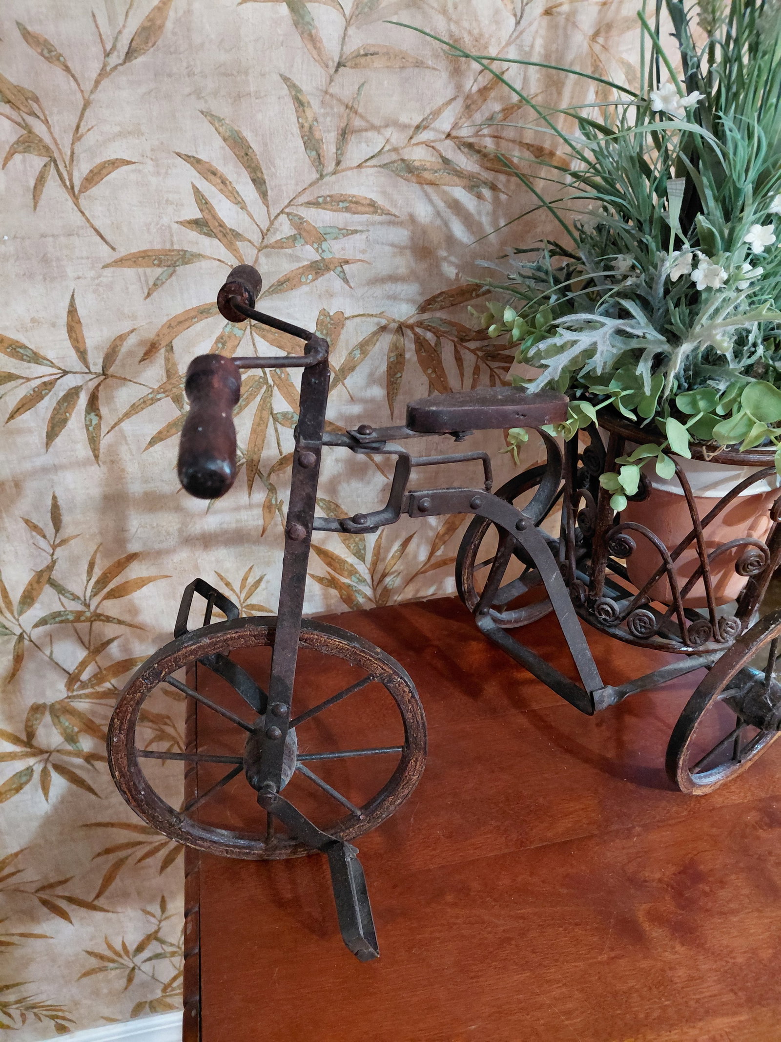 Metal Tri Cycle Plant Stand - 3