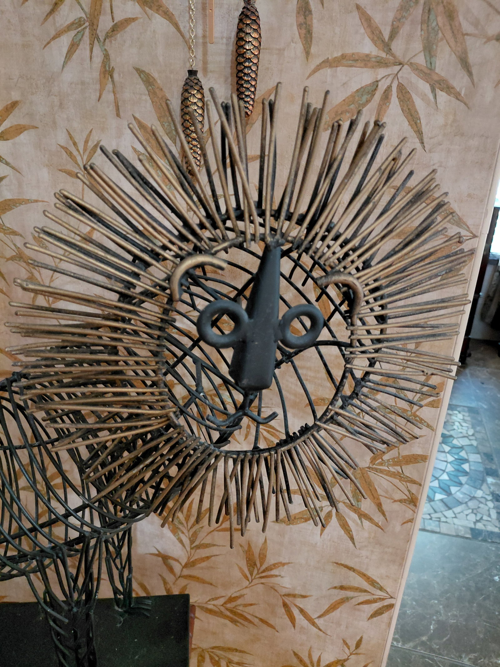 Unique Metal Art Statues of Lions / African Style - 4