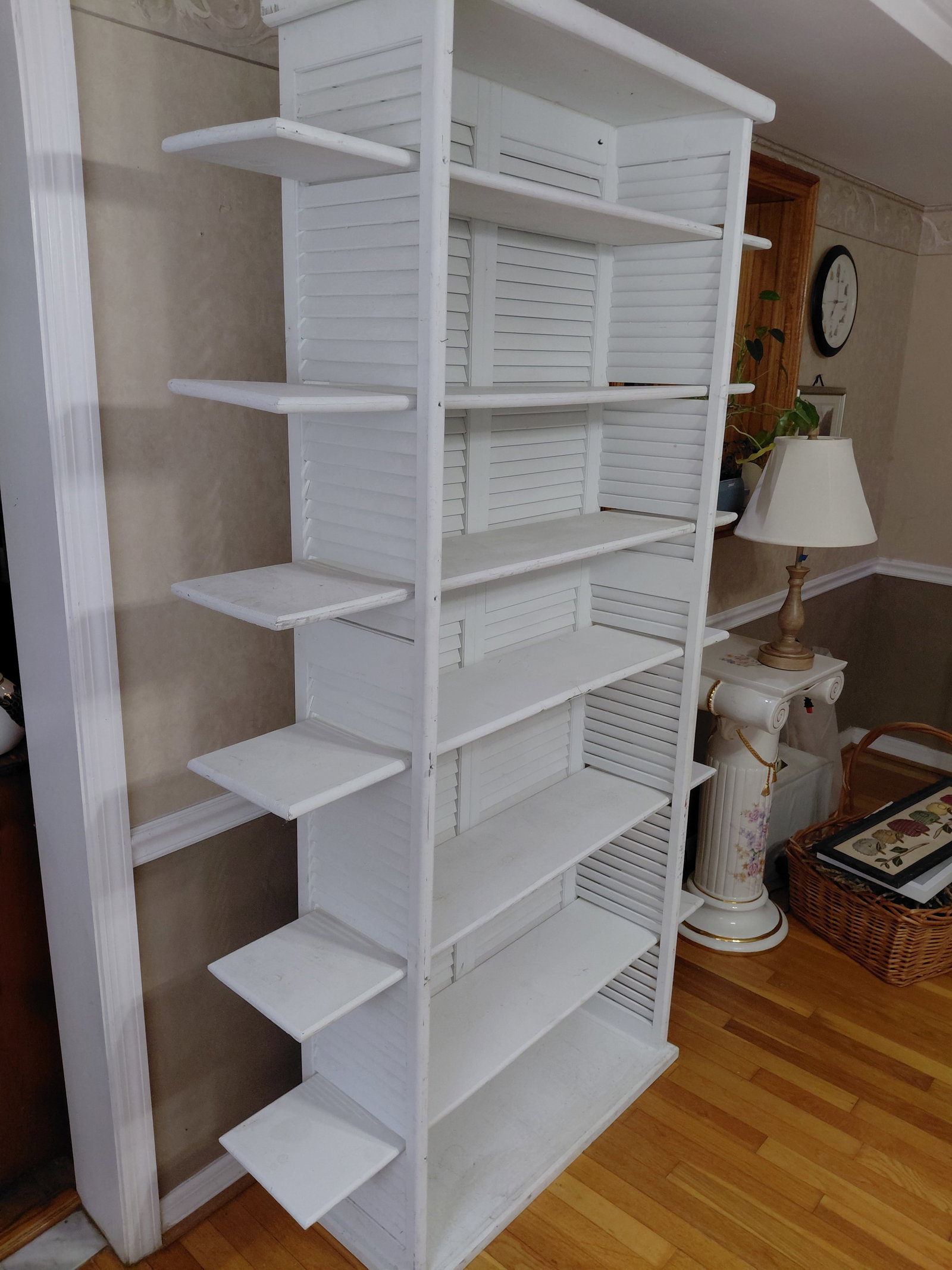Custom Country Farmhouse Window Shutter Shelf - 3