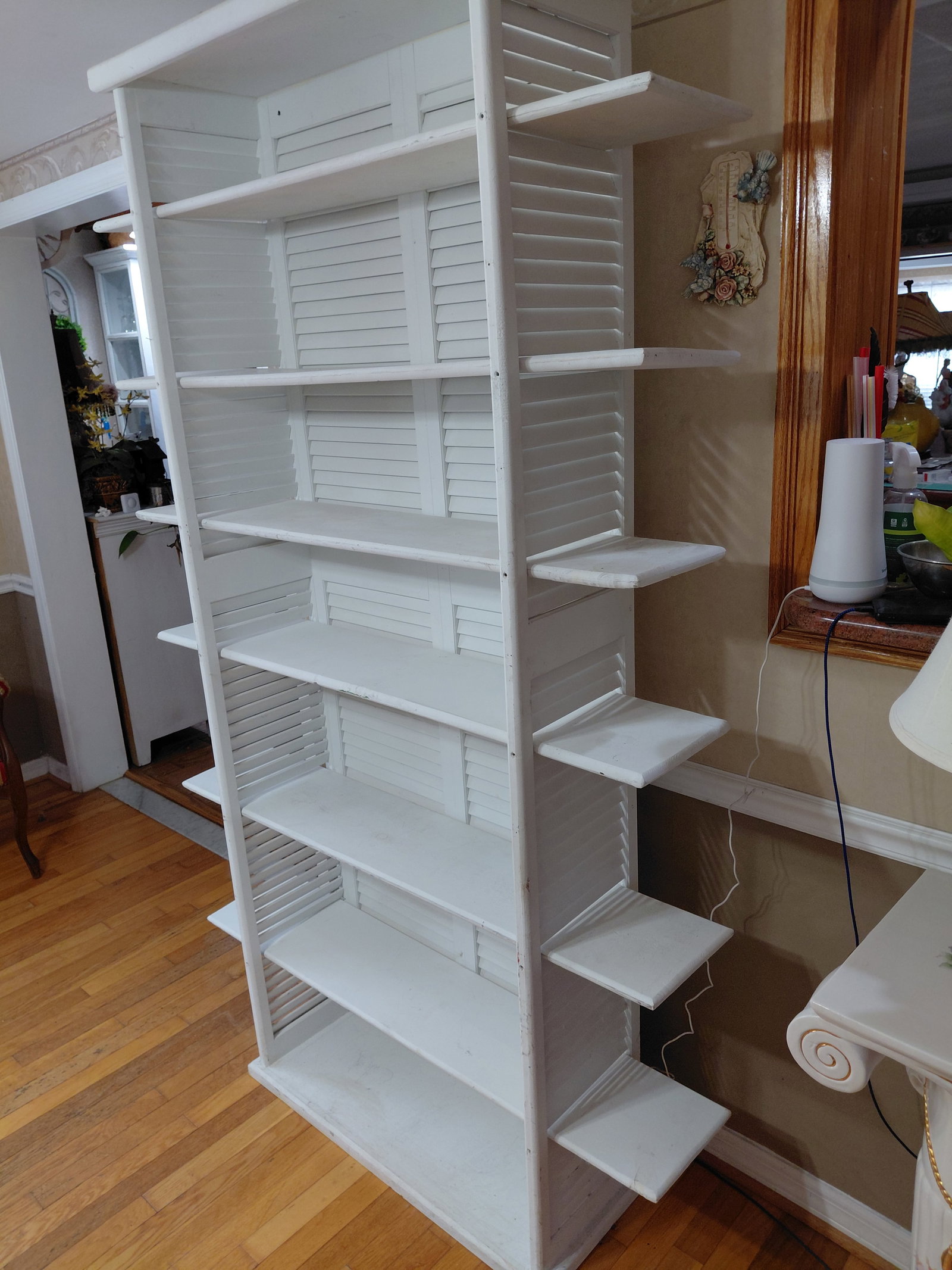 Custom Country Farmhouse Window Shutter Shelf - 4