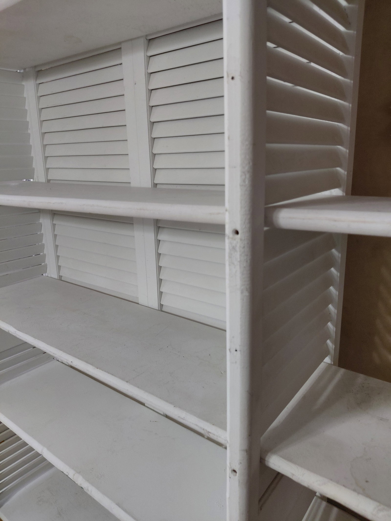 Custom Country Farmhouse Window Shutter Shelf - 7