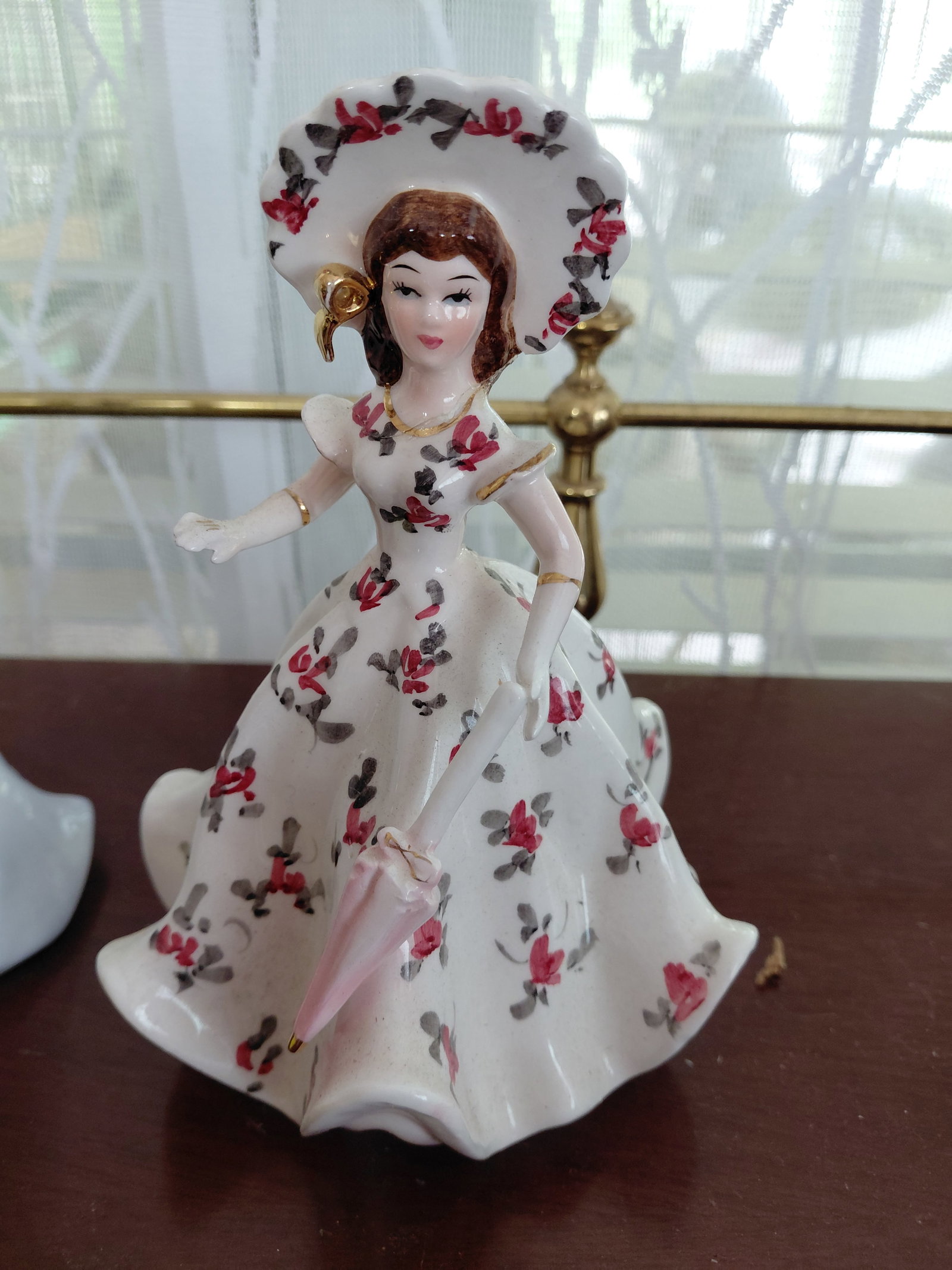 Lot of 3 Porcelain Lady Figurines - 3