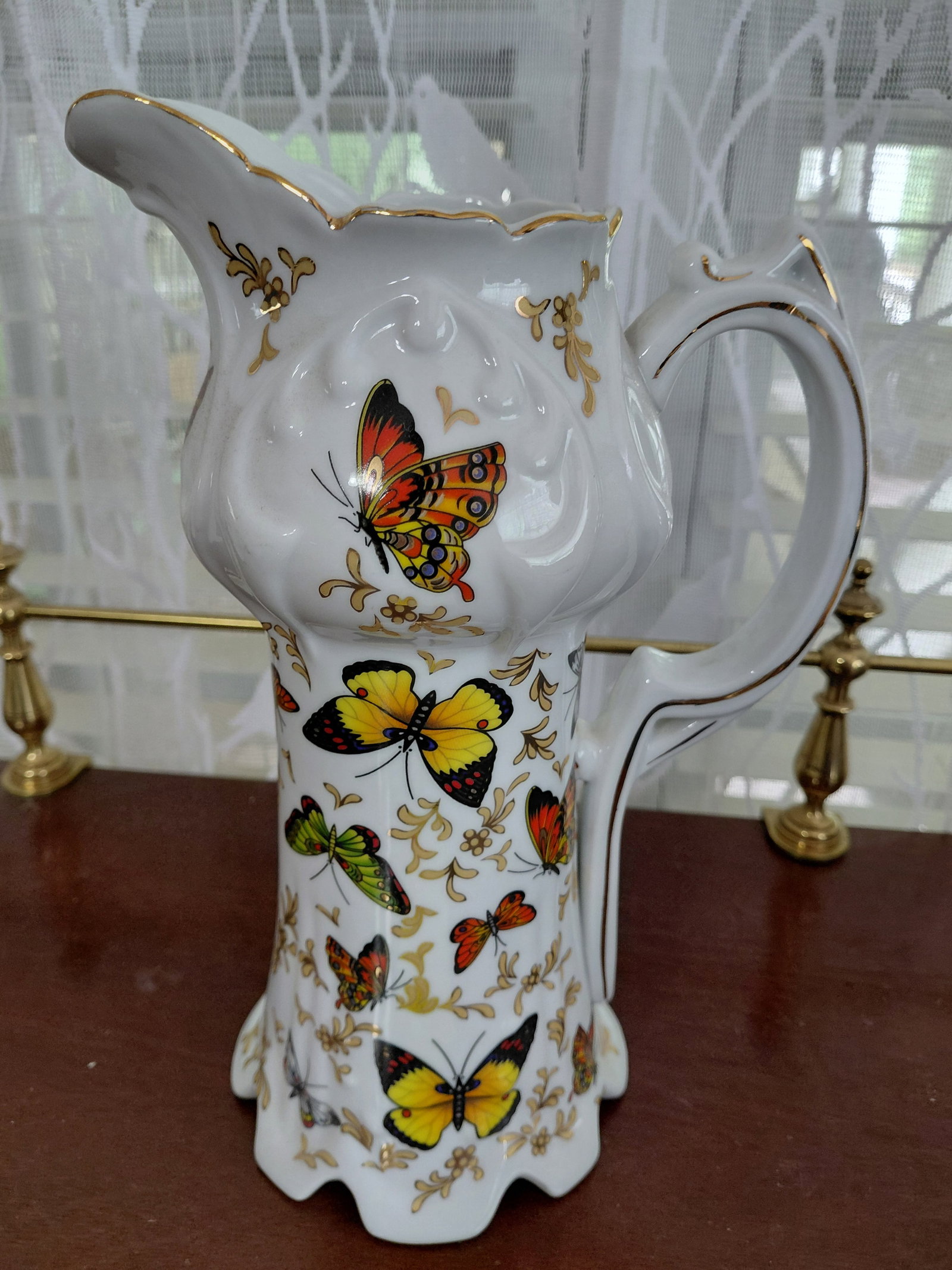 Unique Porcelain Butterfly Pitcher (1 of 6)