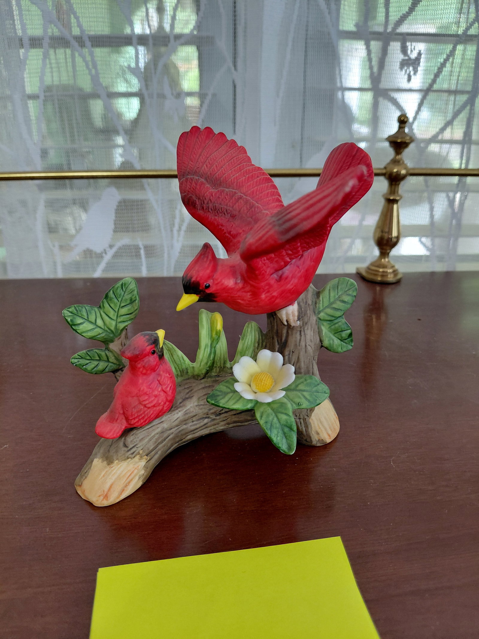 Porcelain Cardinal Figurine (1 of 5)