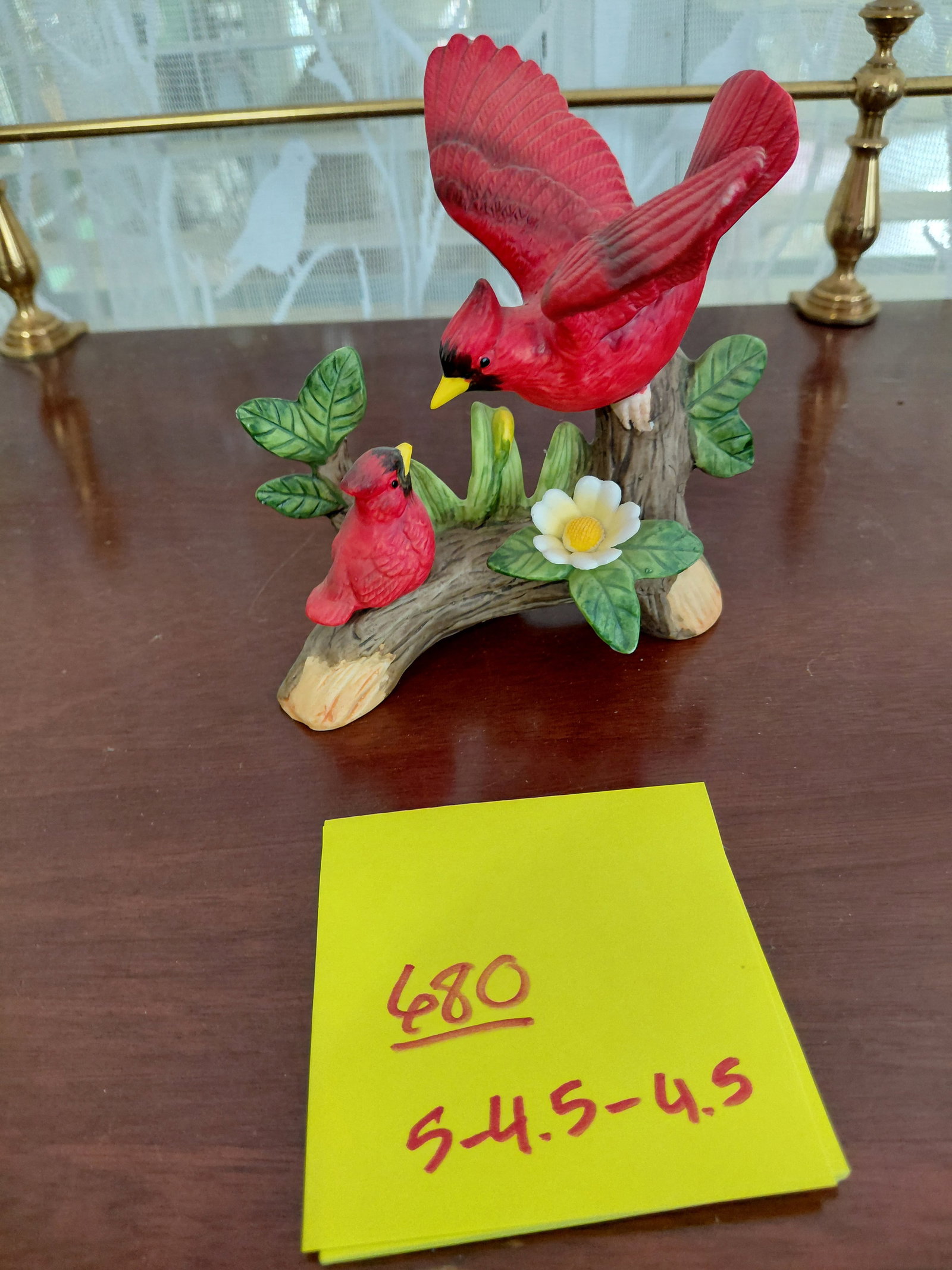 Porcelain Cardinal Figurine - 2