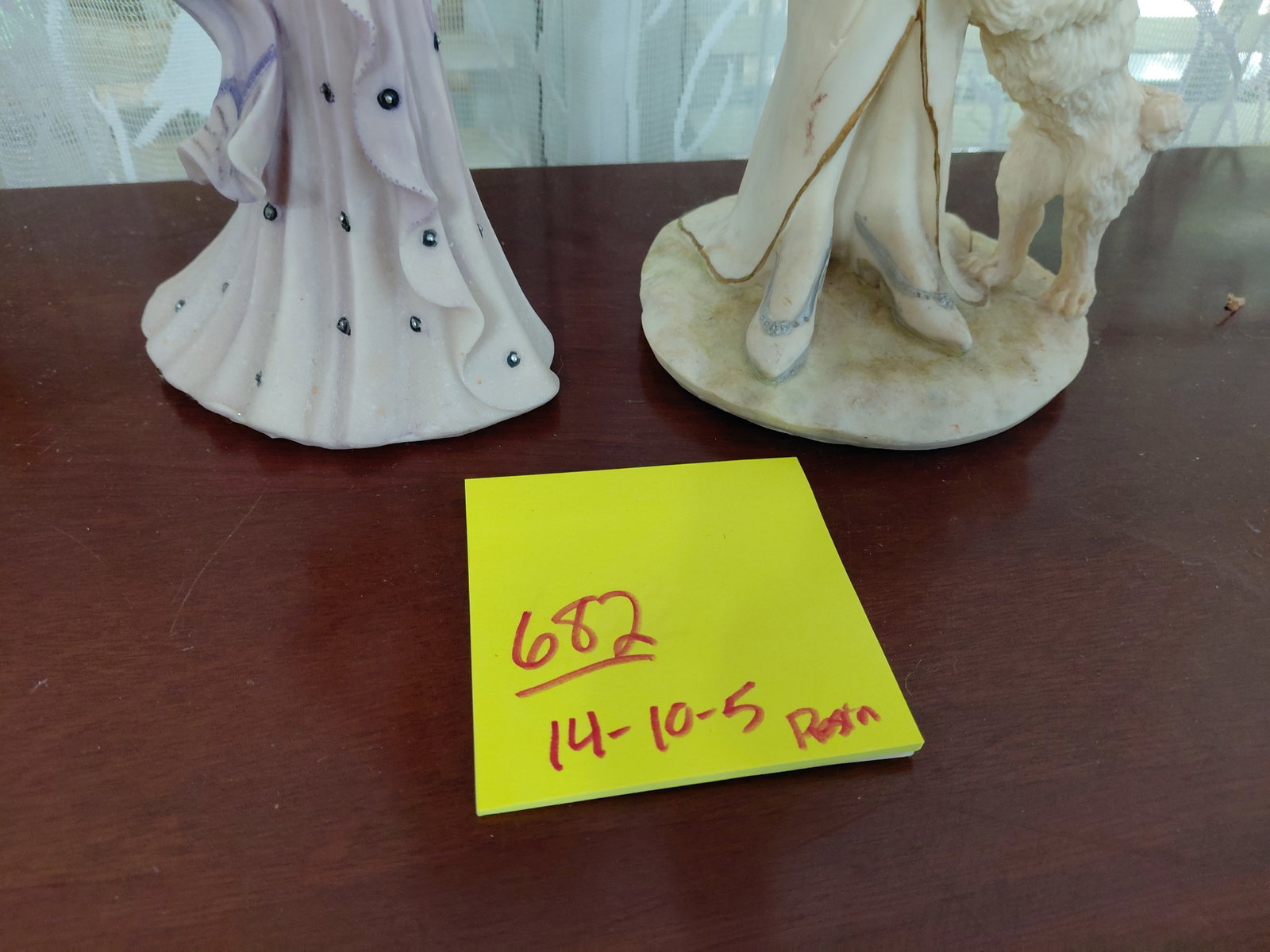 Pair of Large Resin Statues / Ladies - 2