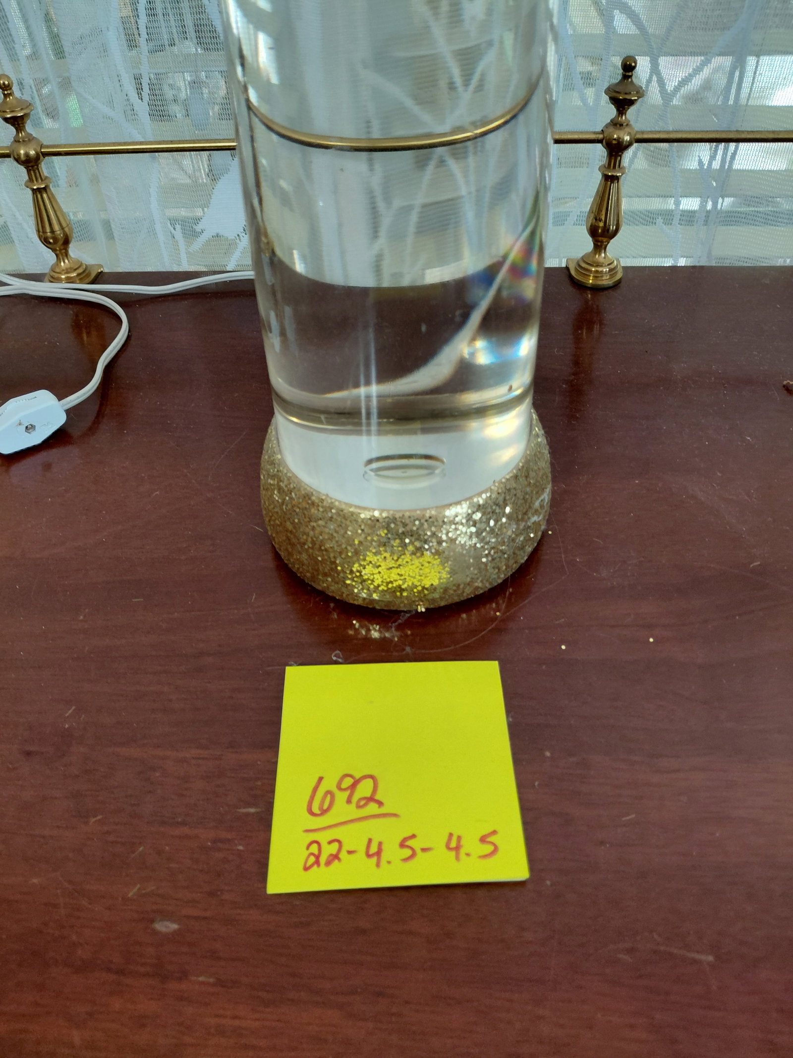 Large Angel Snowglobe / Would not power up/ may need new fuse / as seen - 2