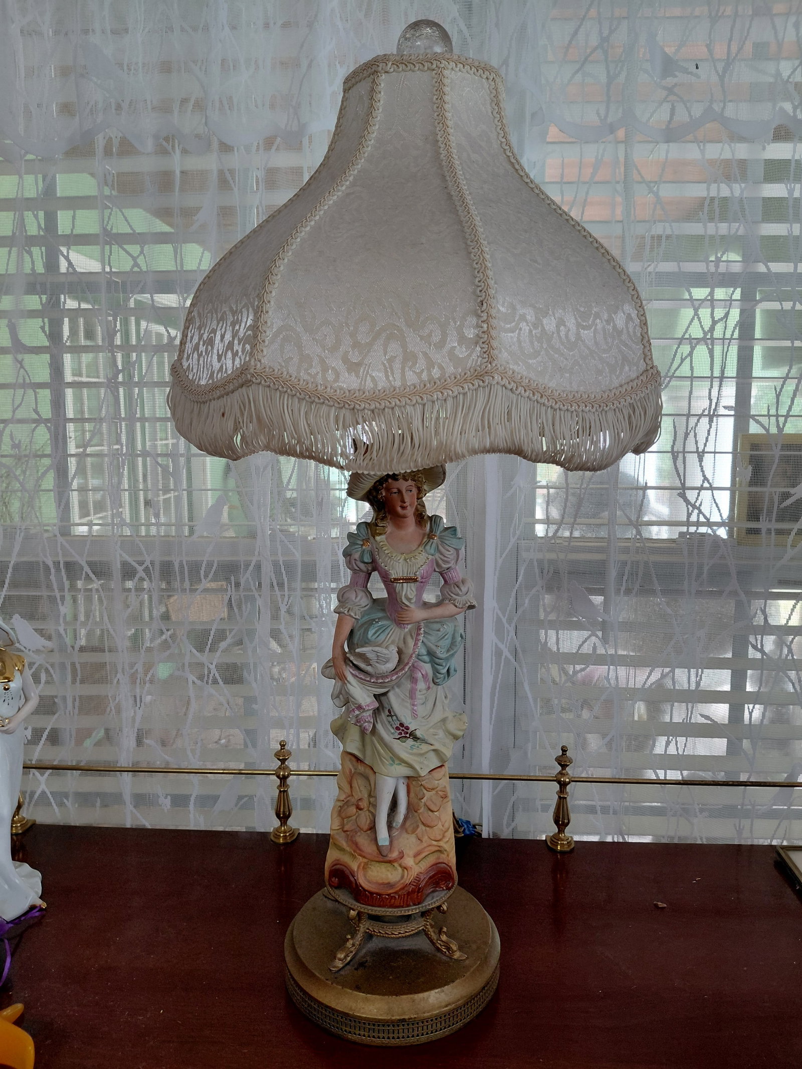 Vintage Porcelain Occupied Japan Figurine Parlor Lamp (1 of 10)