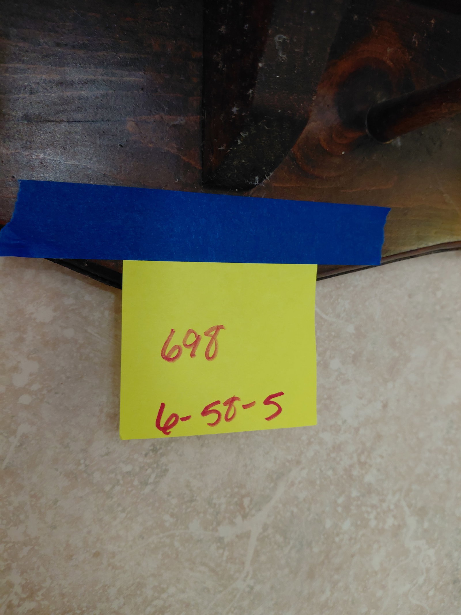 Large Wood Coat Rack / Wall Shelf - 5