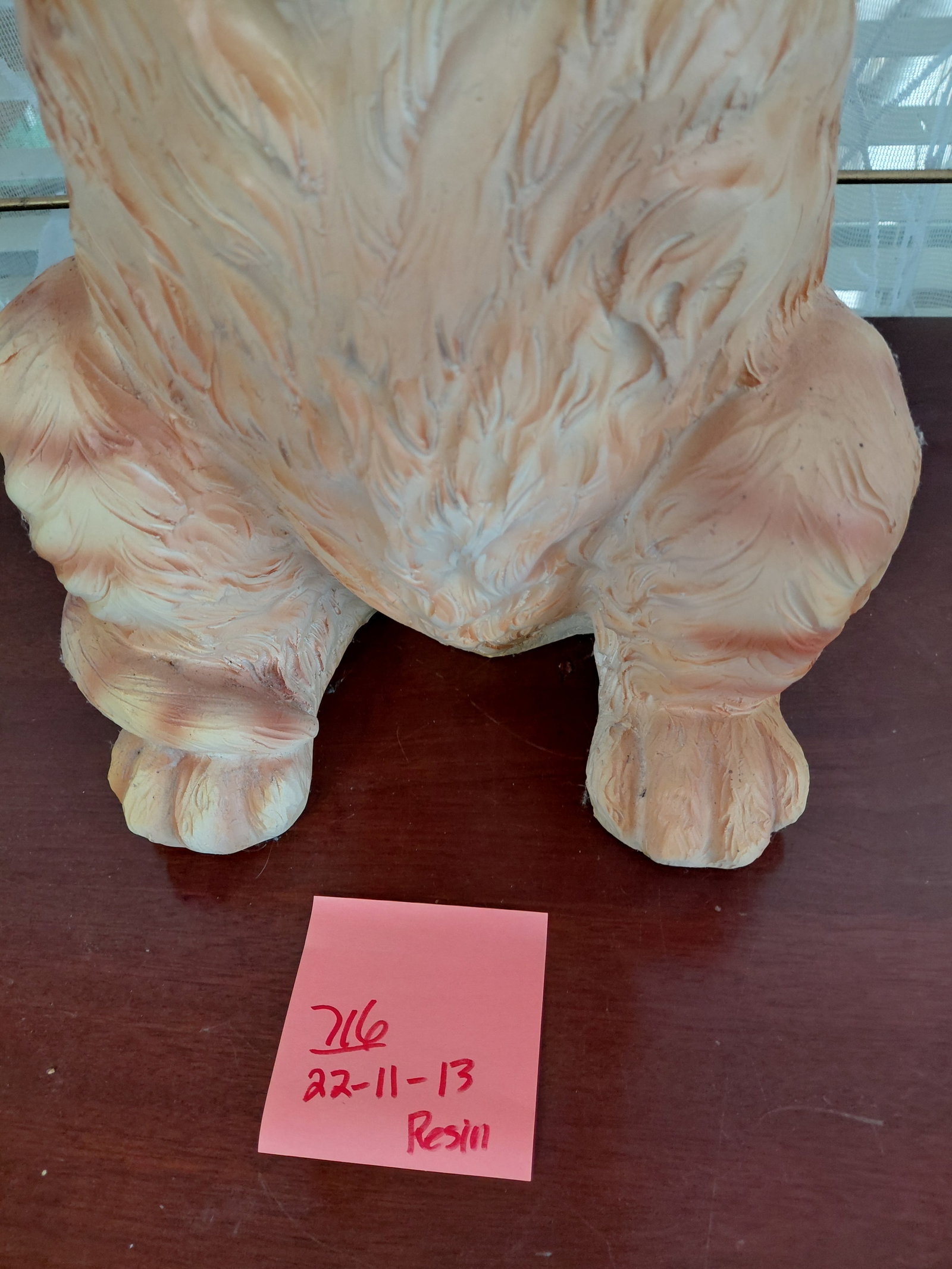 Large Cat Statue Toilet Paper Holder / Resin - 2