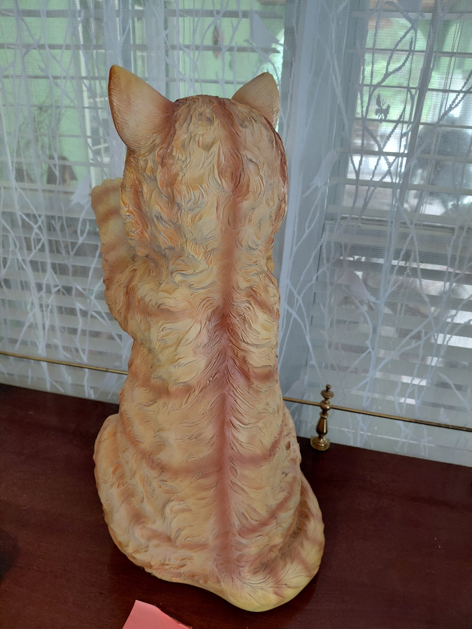 Large Cat Statue Toilet Paper Holder / Resin - 5