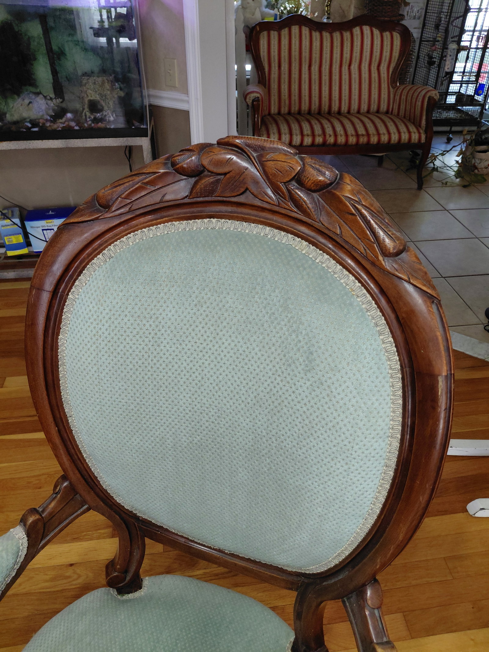 Victorian Parlor Chair/ Great shape as seen - 4