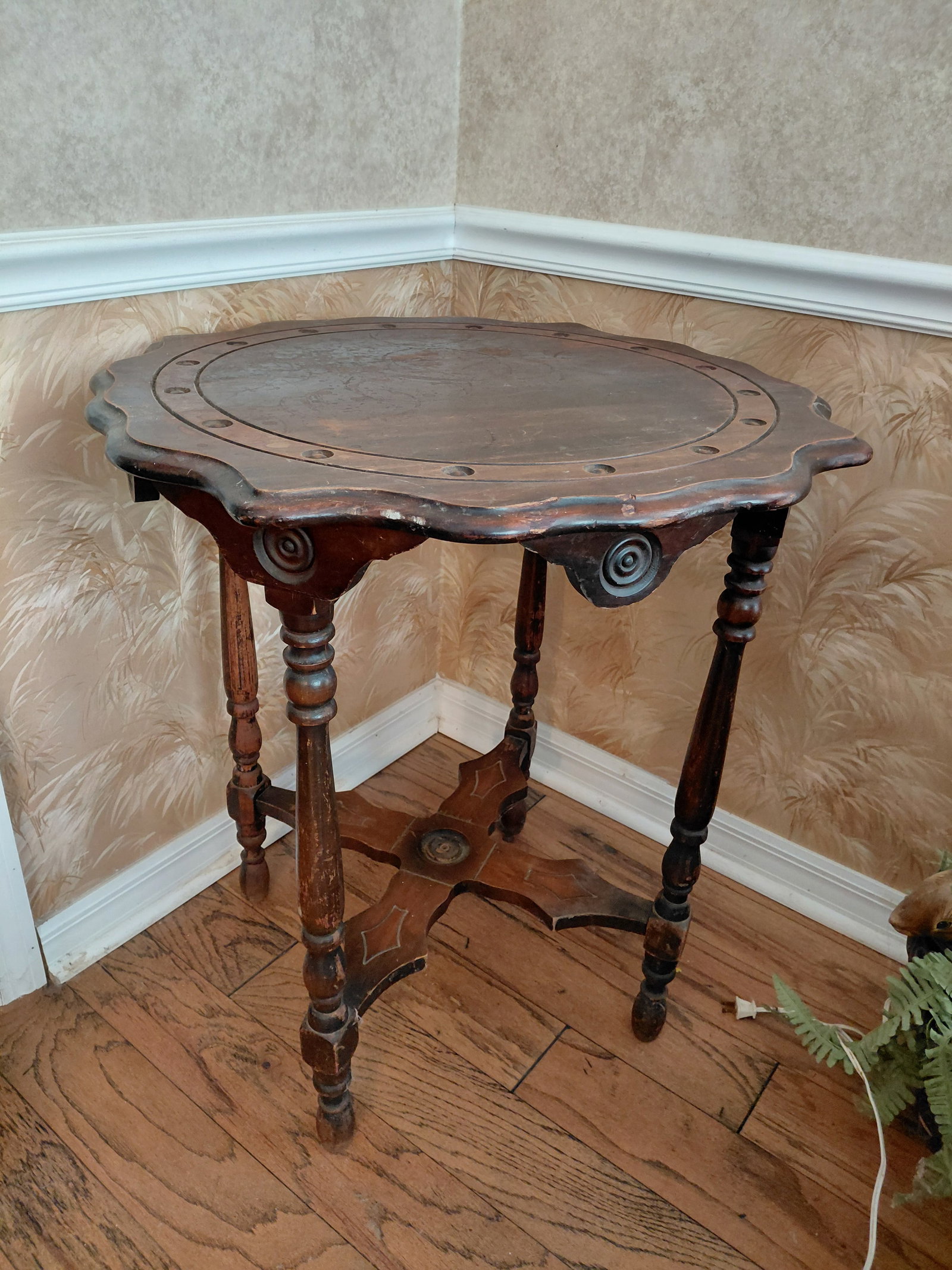 Unique Walnut Parlor Table (1 of 5)