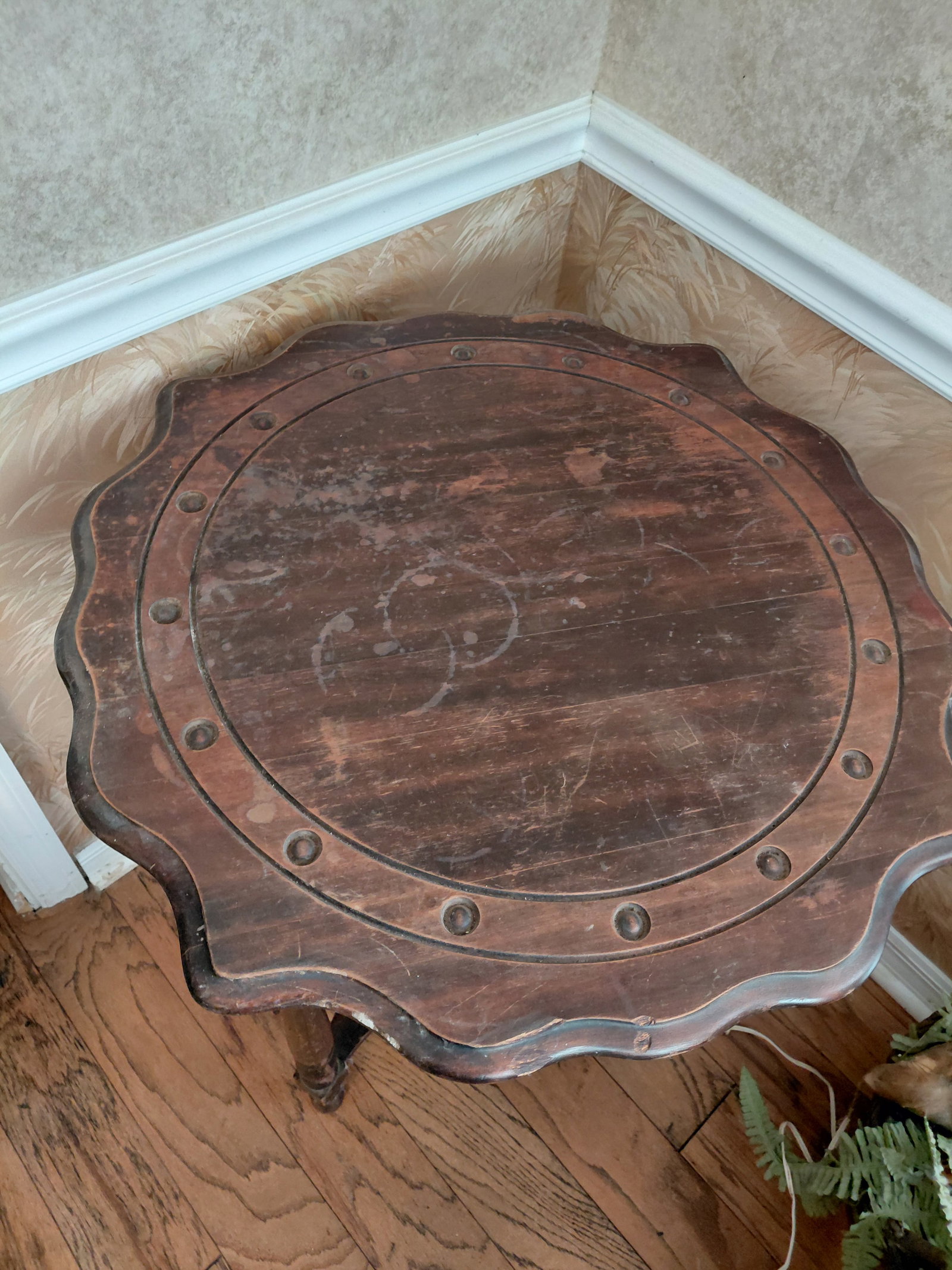 Unique Walnut Parlor Table - 3