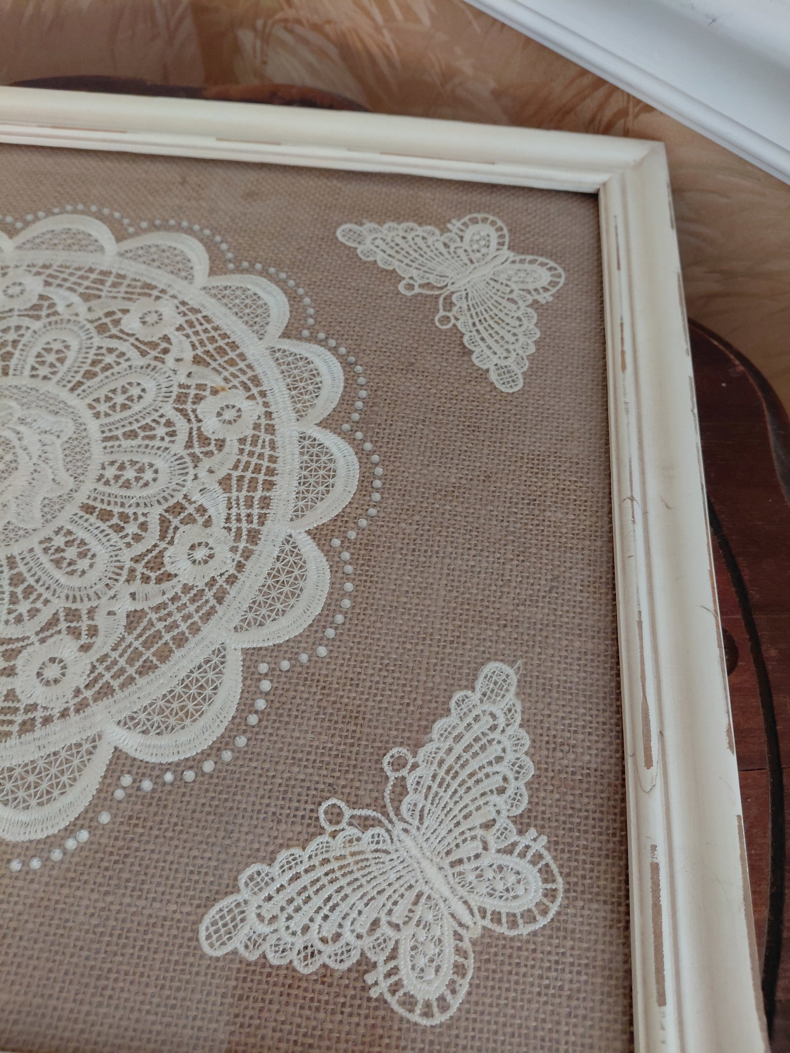 Framed Embroidery Wall Art - 3