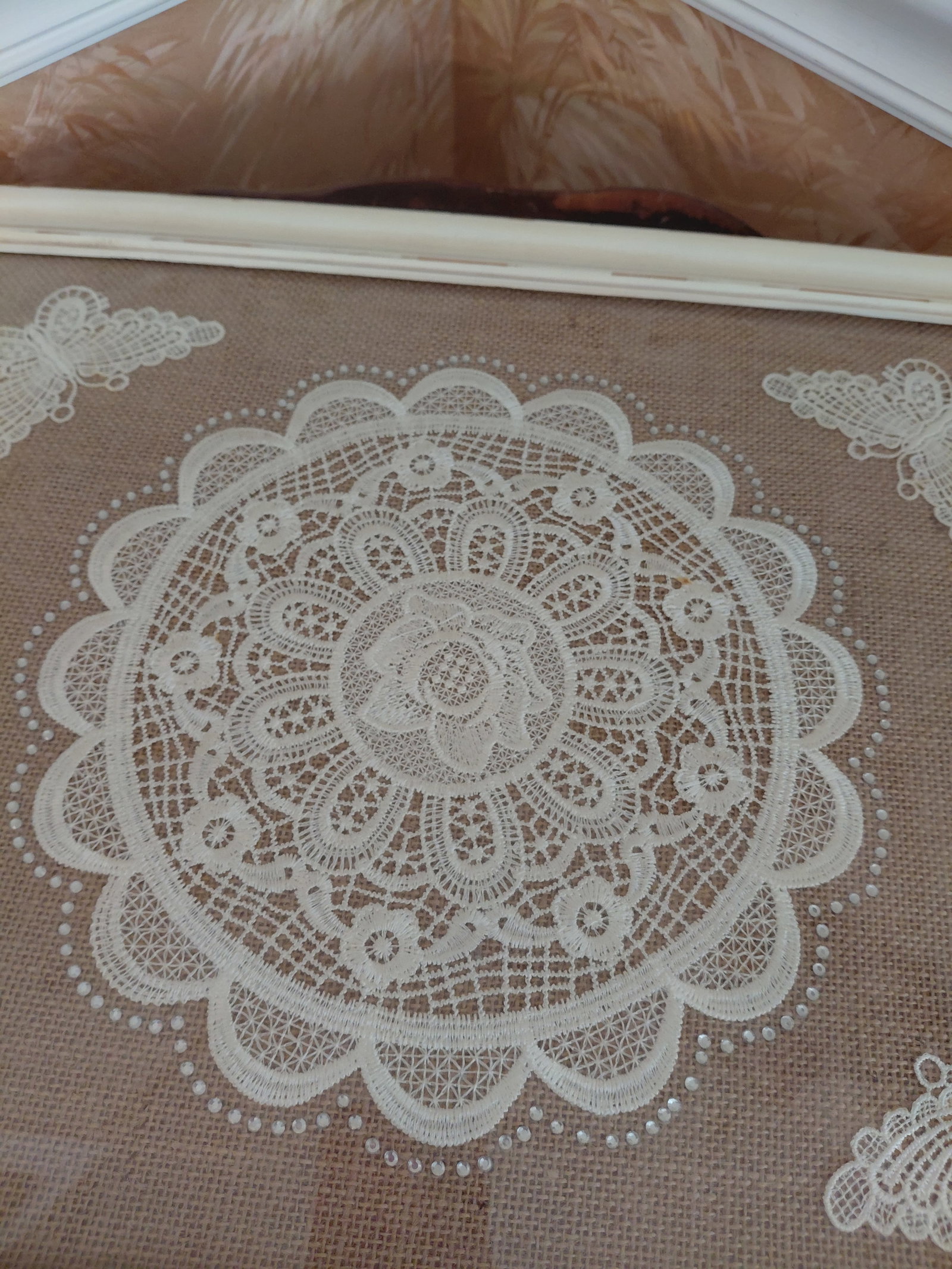 Framed Embroidery Wall Art - 4