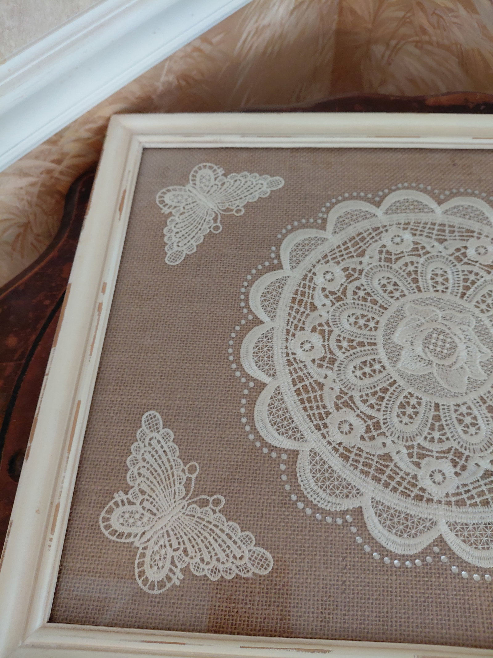 Framed Embroidery Wall Art - 5