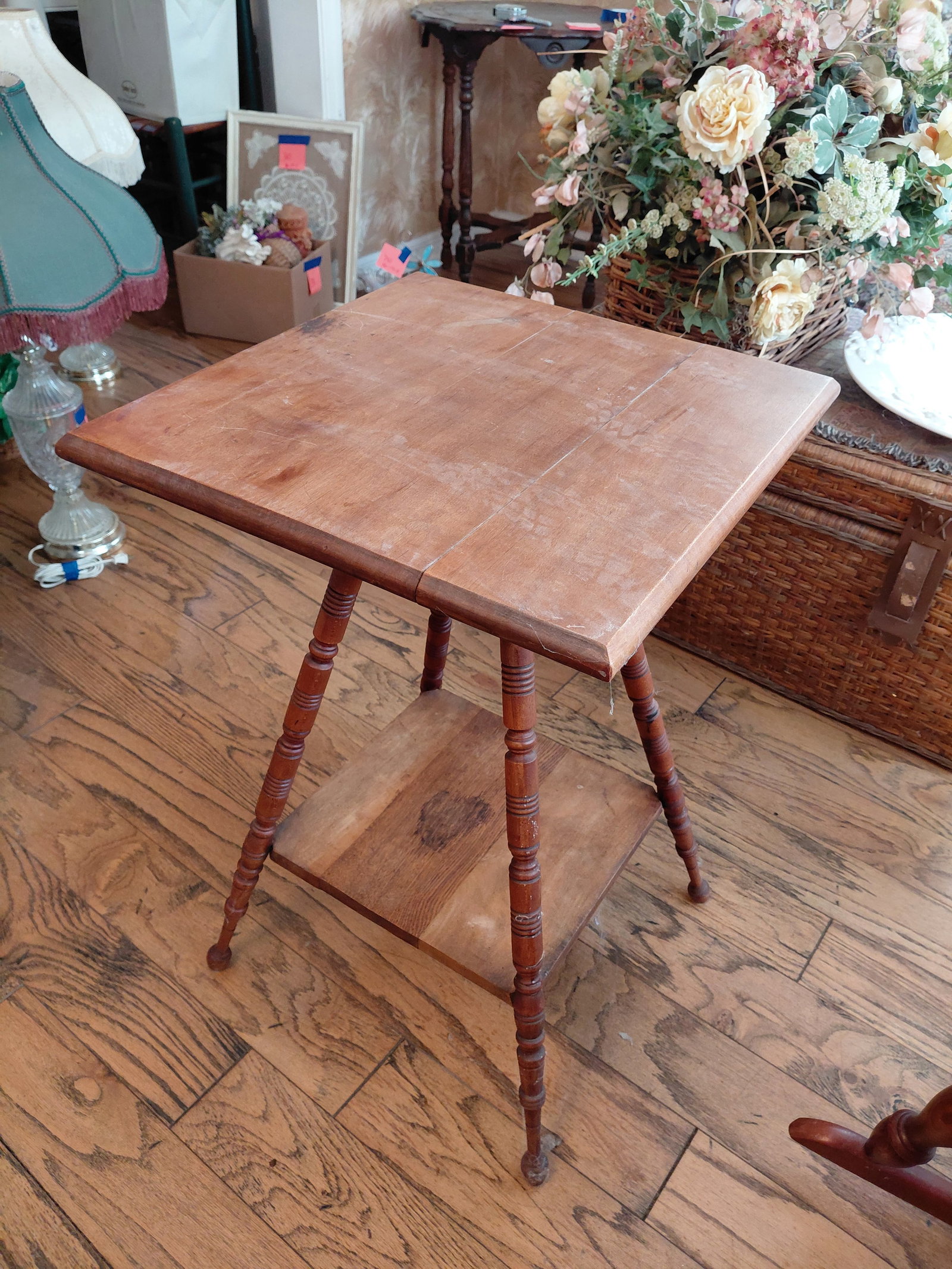 Vintage Plant / Lamp Table (1 of 6)