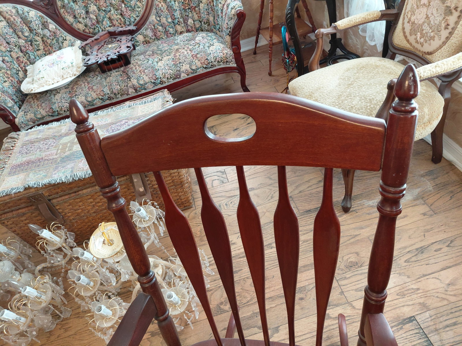 Wood Rocking Chair - 3
