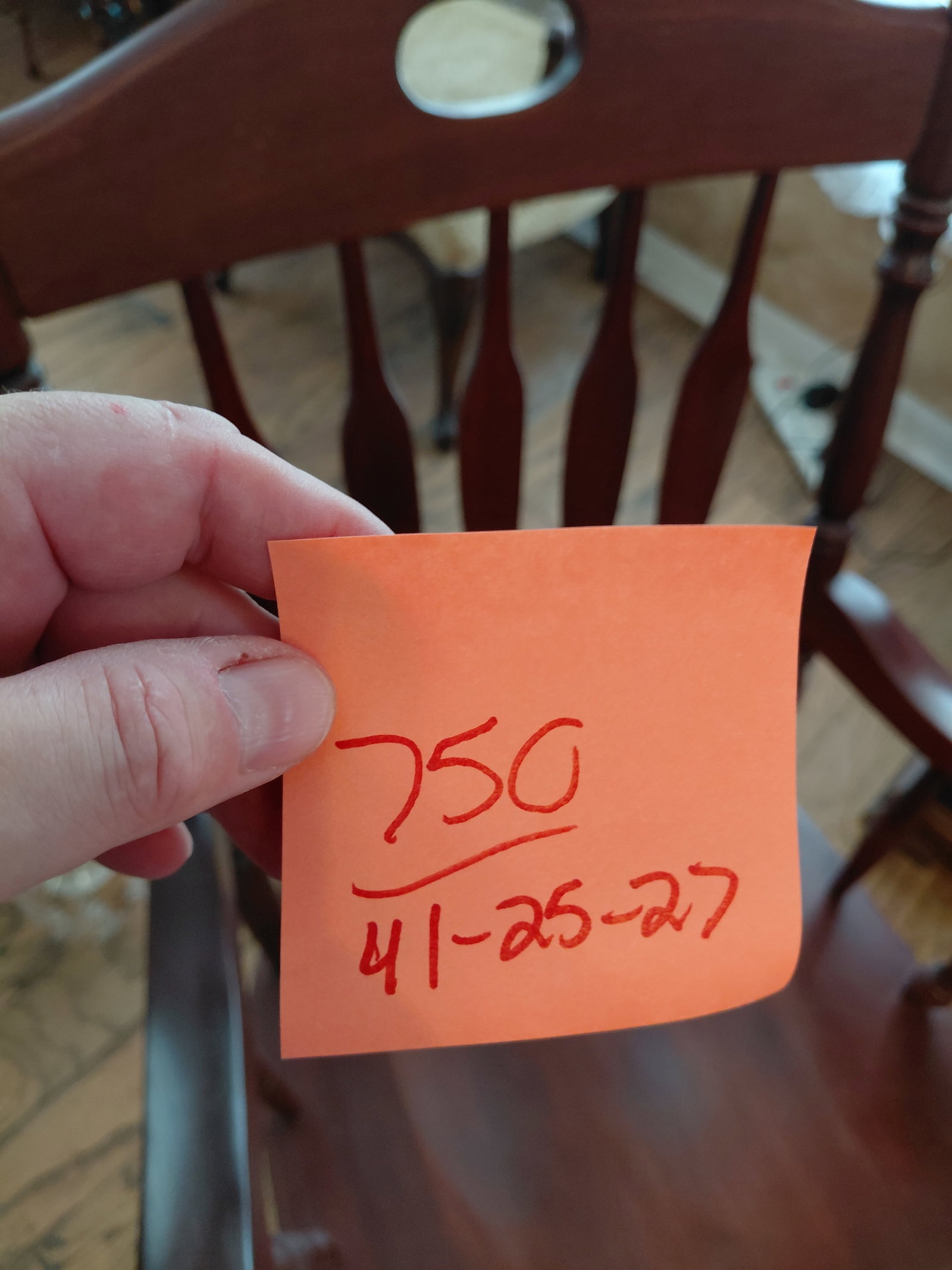 Wood Rocking Chair - 7