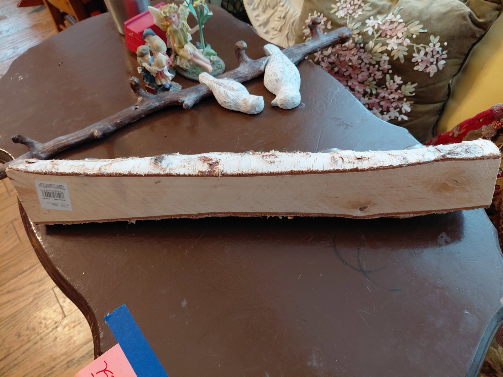 Birch Wood Candle Holder - 4