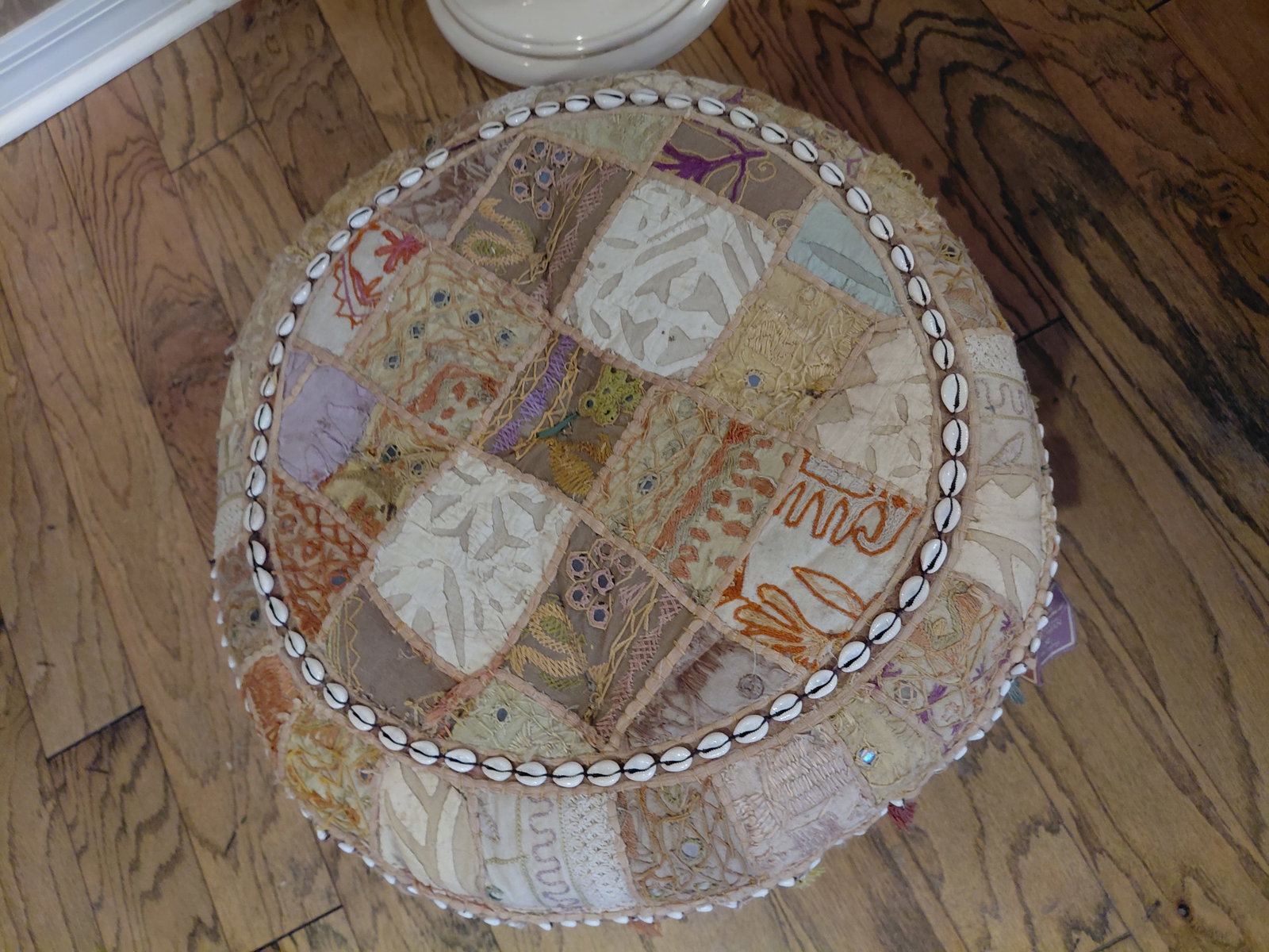 Contemporary Bohemian style Ottoman / as seen - 4