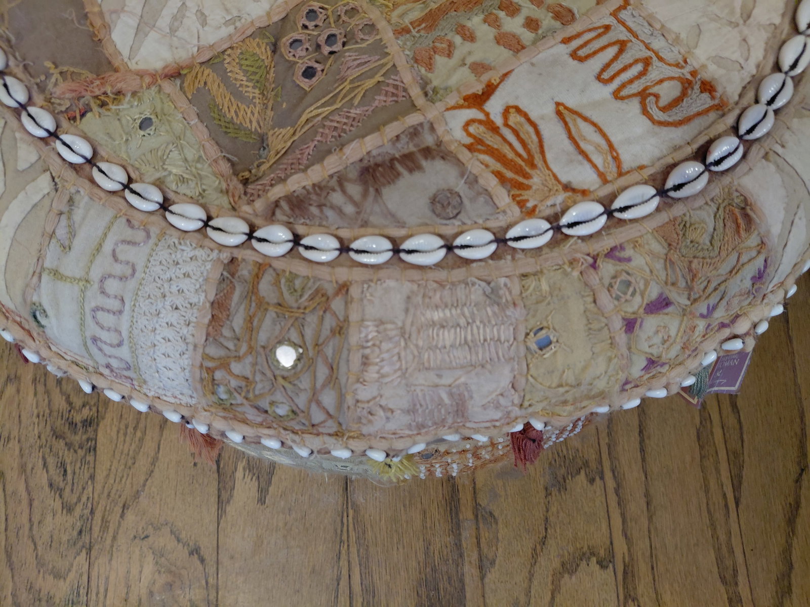 Contemporary Bohemian style Ottoman / as seen - 5