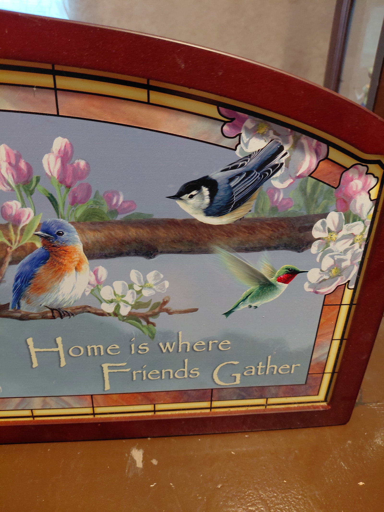 Bradford Exchange Light up Artwork Glorious Gatherings / Untested - 3