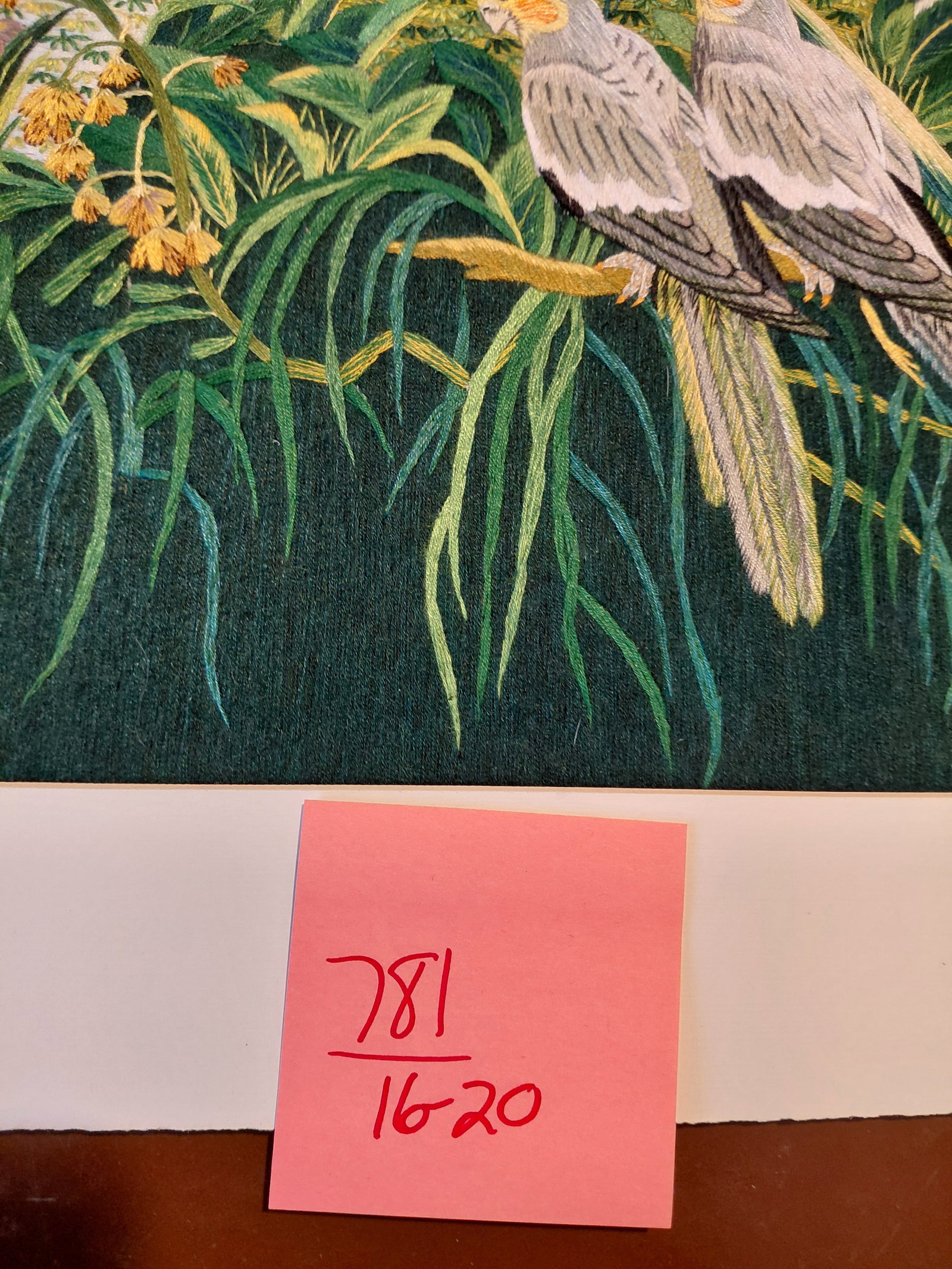 Unframed Embroidered Artwork - 2