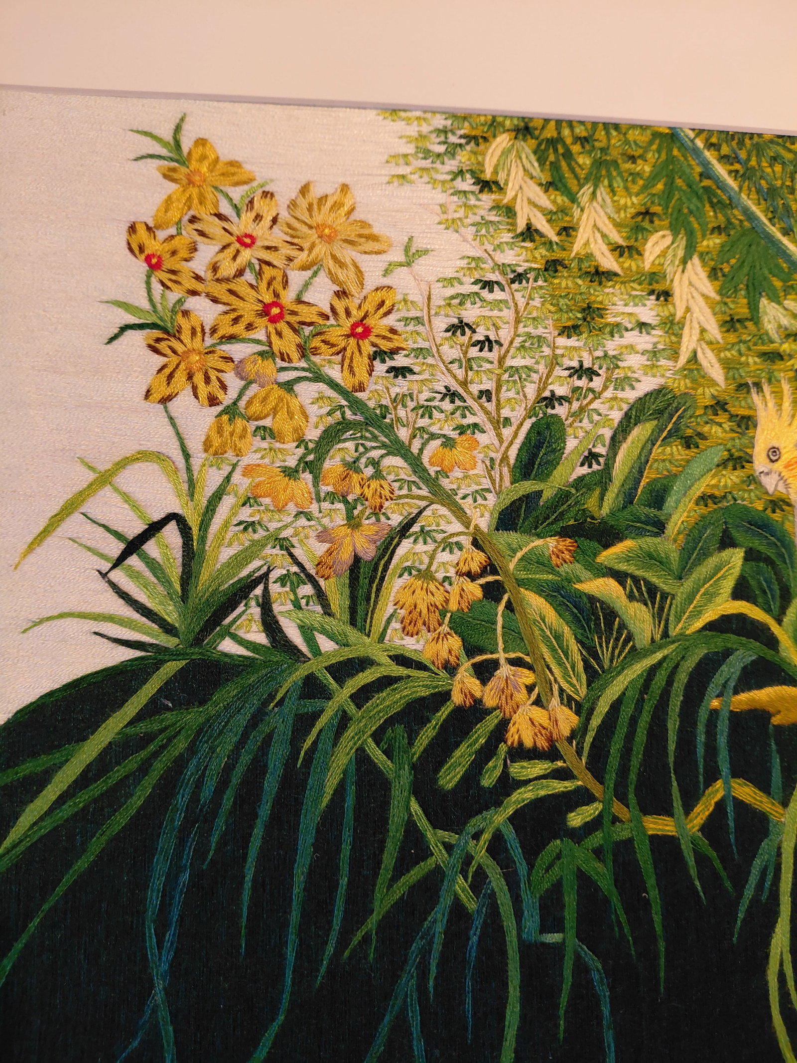 Unframed Embroidered Artwork - 4