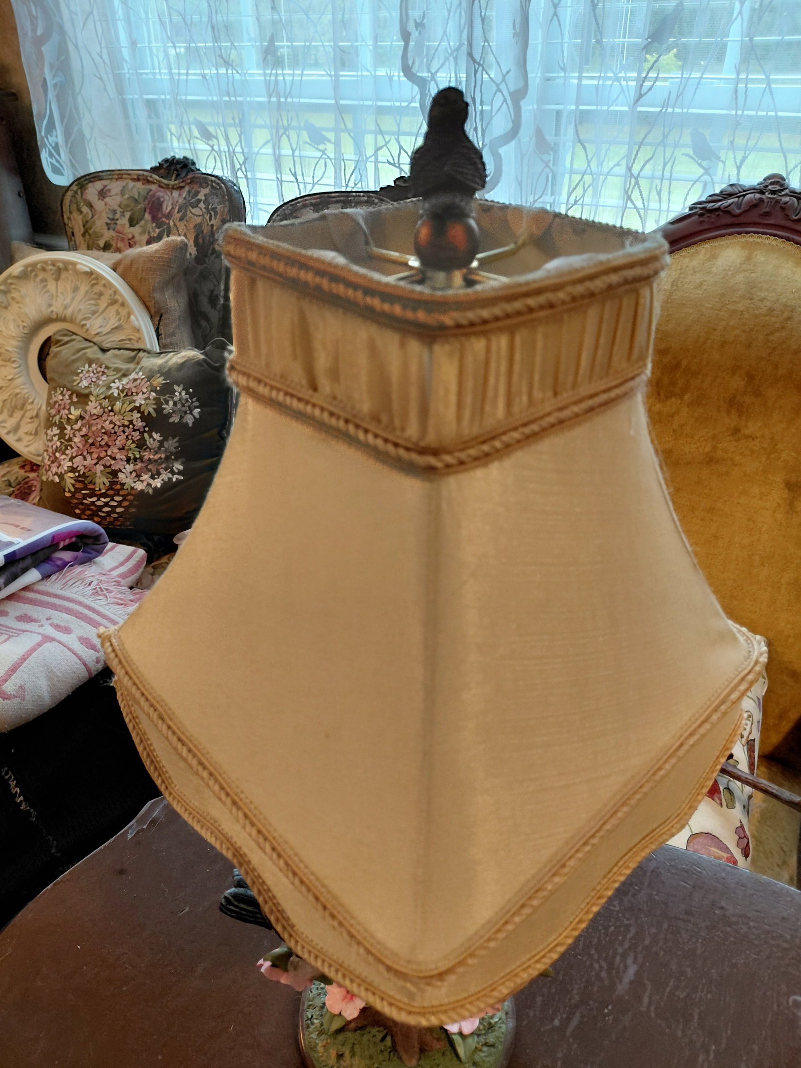 Bradford Exchange Natures Poetry Tabletop Lamp - 4