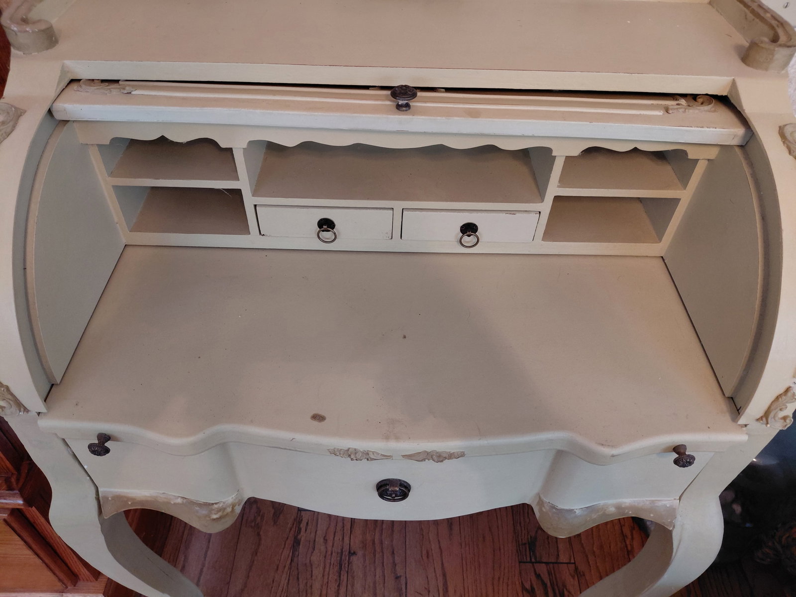 French Country RollTop Desk / Contemporary - 4