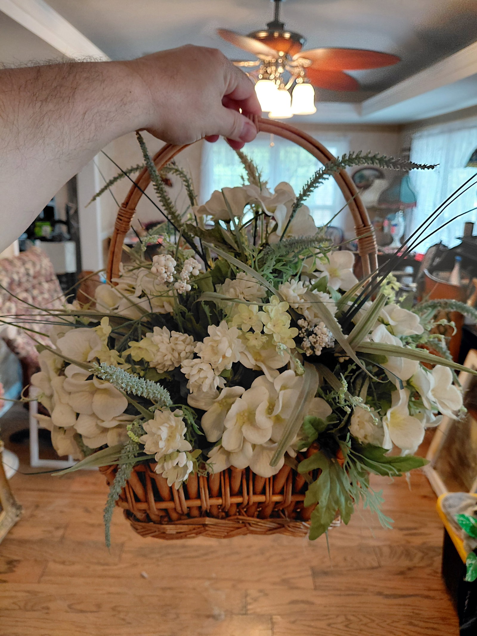Mixed Floral Lot / Baskets etc - 3