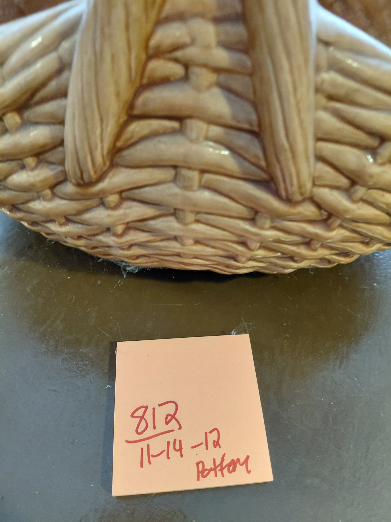 Unique Pottery basket Planter - 2