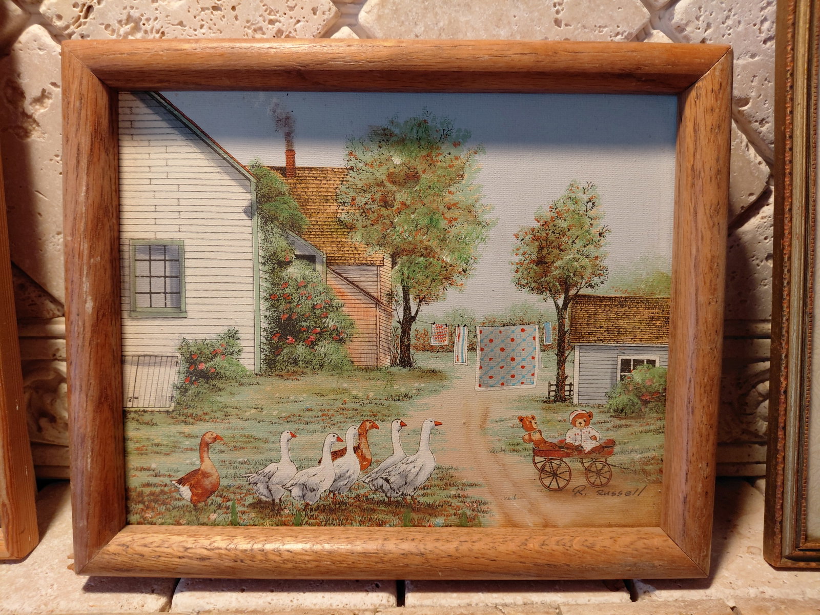 Framed Oil Print on Canvas (1 of 5)