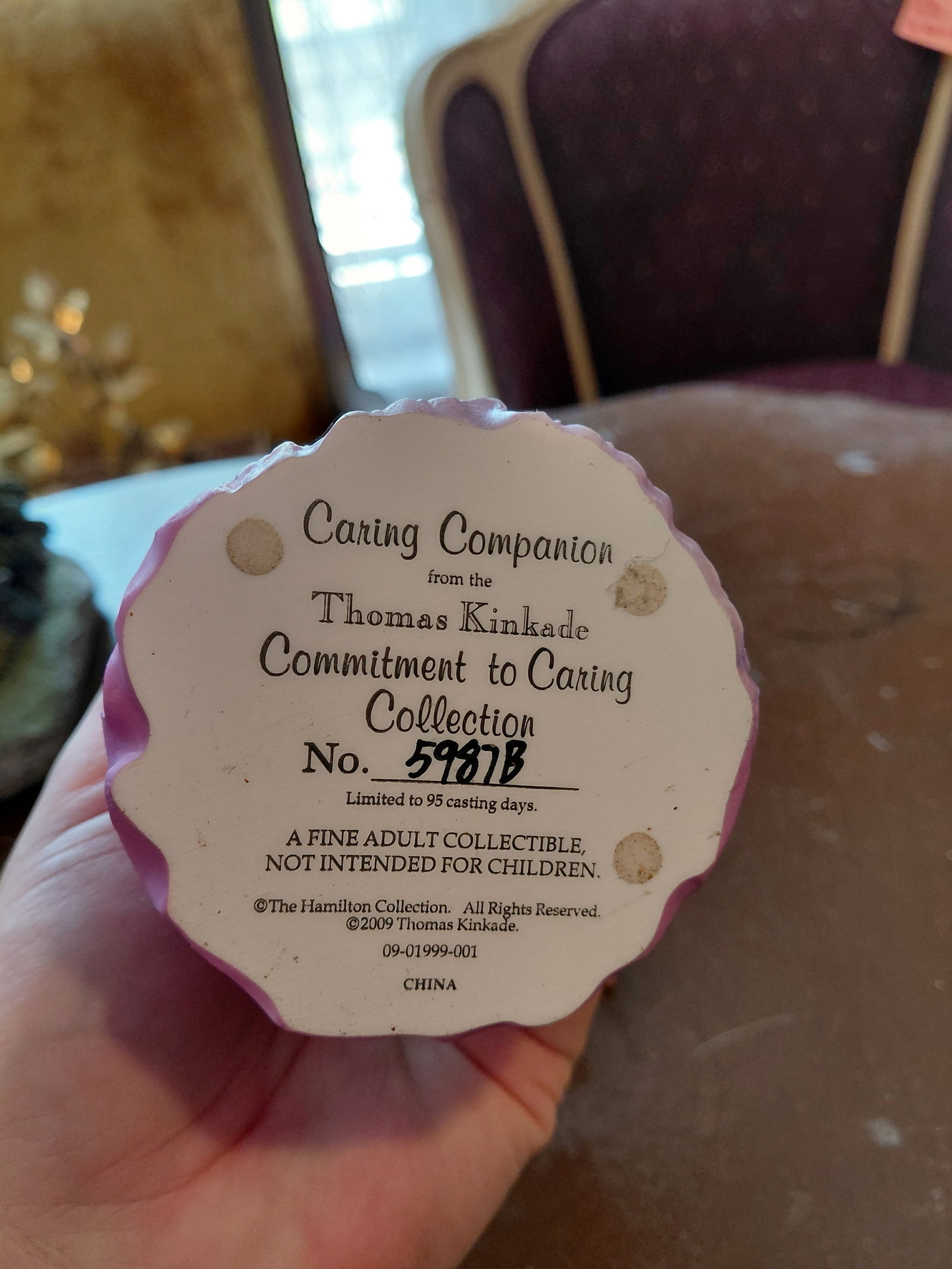Thomas Kinkade Portraits of Style Figurine / Commitment To Caring - 5