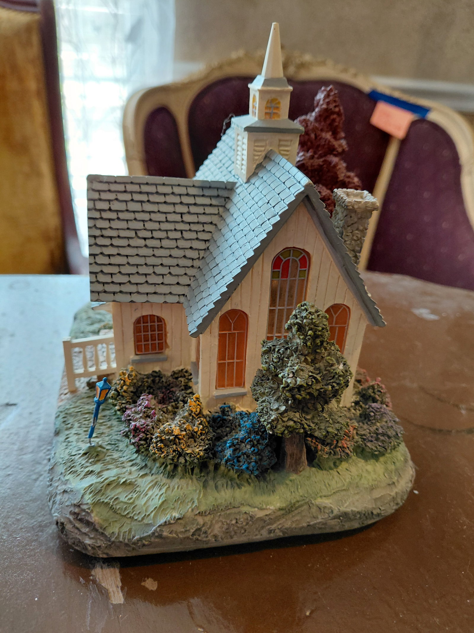 The Forest Chapel by Thomas Kinkade Light Up Figure / Untested - 5