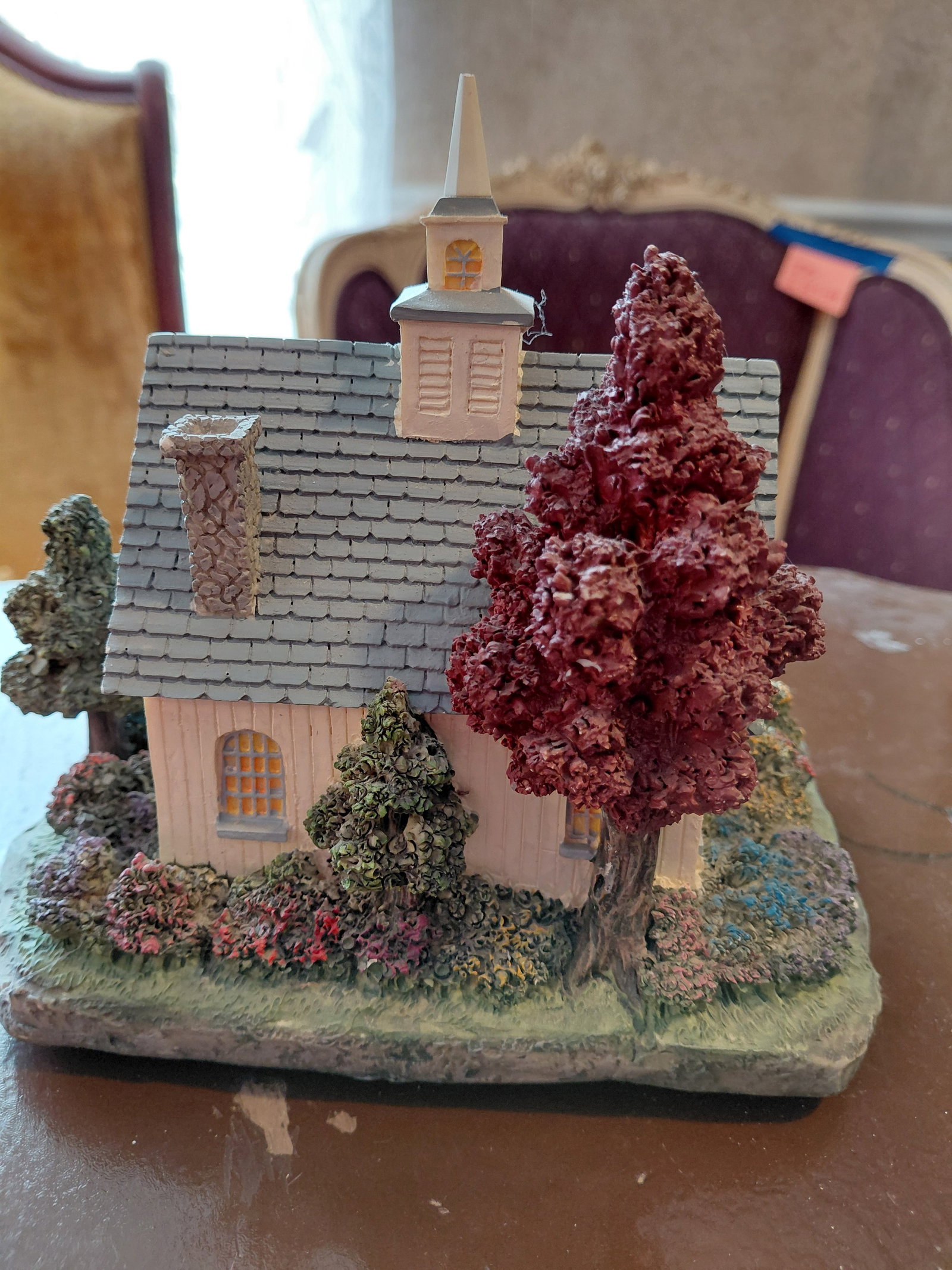 The Forest Chapel by Thomas Kinkade Light Up Figure / Untested - 6